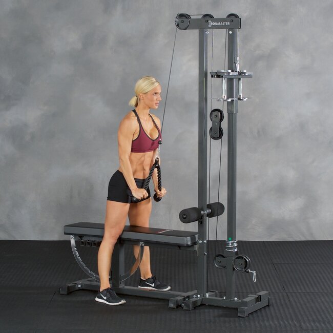 Ironmaster Cable Lat Tower Attachments for Super Bench & Super Bench Pro