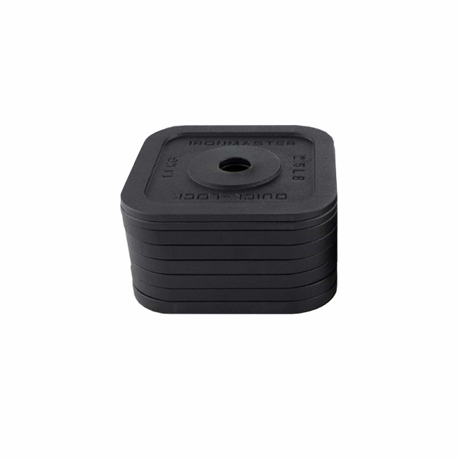 Dumbbell Weight Plates Box of 6 x 5lbs and 2 x 2.5l Ironmaster