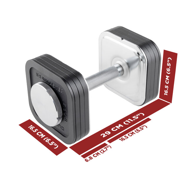 Ironmaster Quick-Lock Adjustable Dumbbell Set - 40,8 KG  (2 x 20,4 KG Dumbbell)