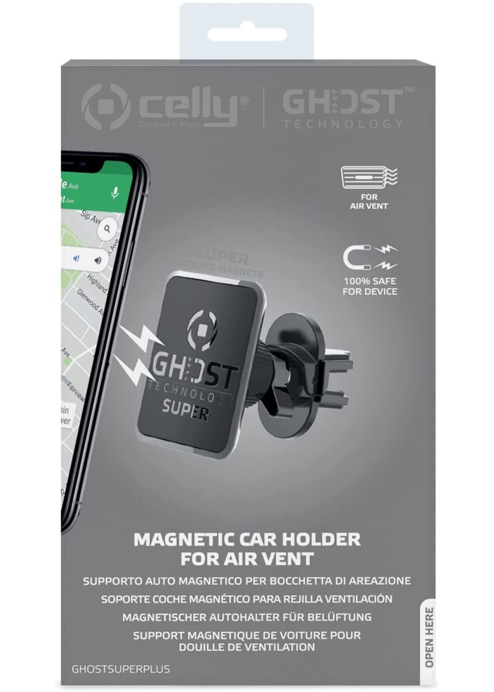 Celly GHOST SUPER PLUS BK