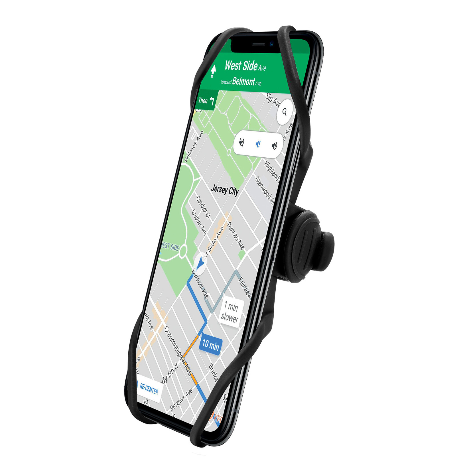 Celly SWIPEBIKESTEM - Smartphonehouder voor op de fiets