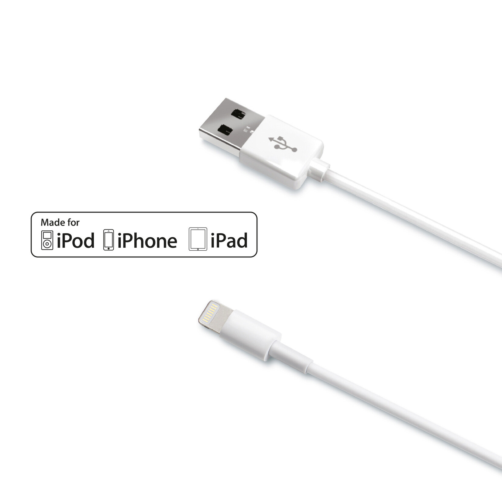 Celly USB LIGHTNING MFI SLIM TIP
