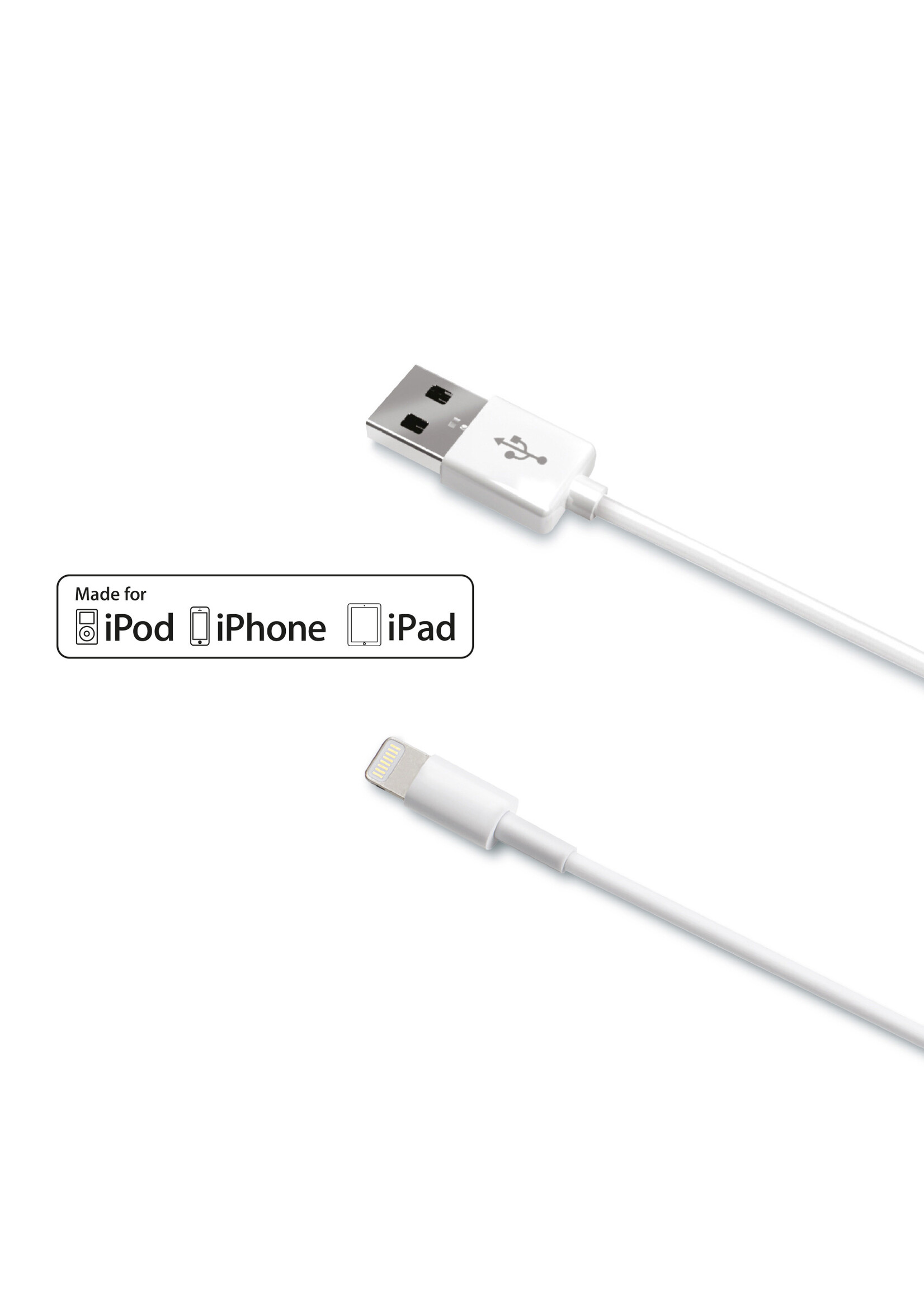 Celly USB LIGHTNING MFI SLIM TIP