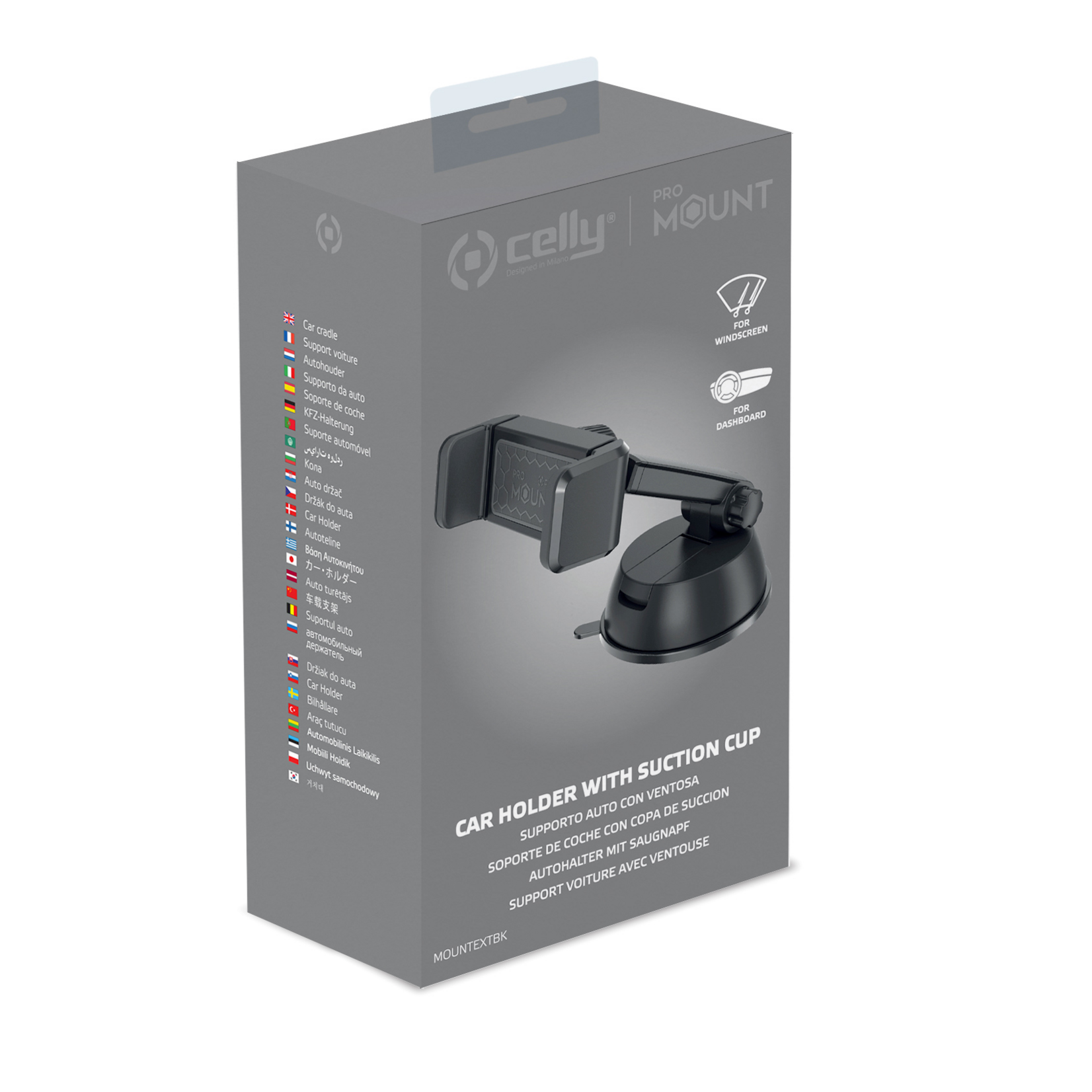 Celly MOUNTEXT - Universele autohouder