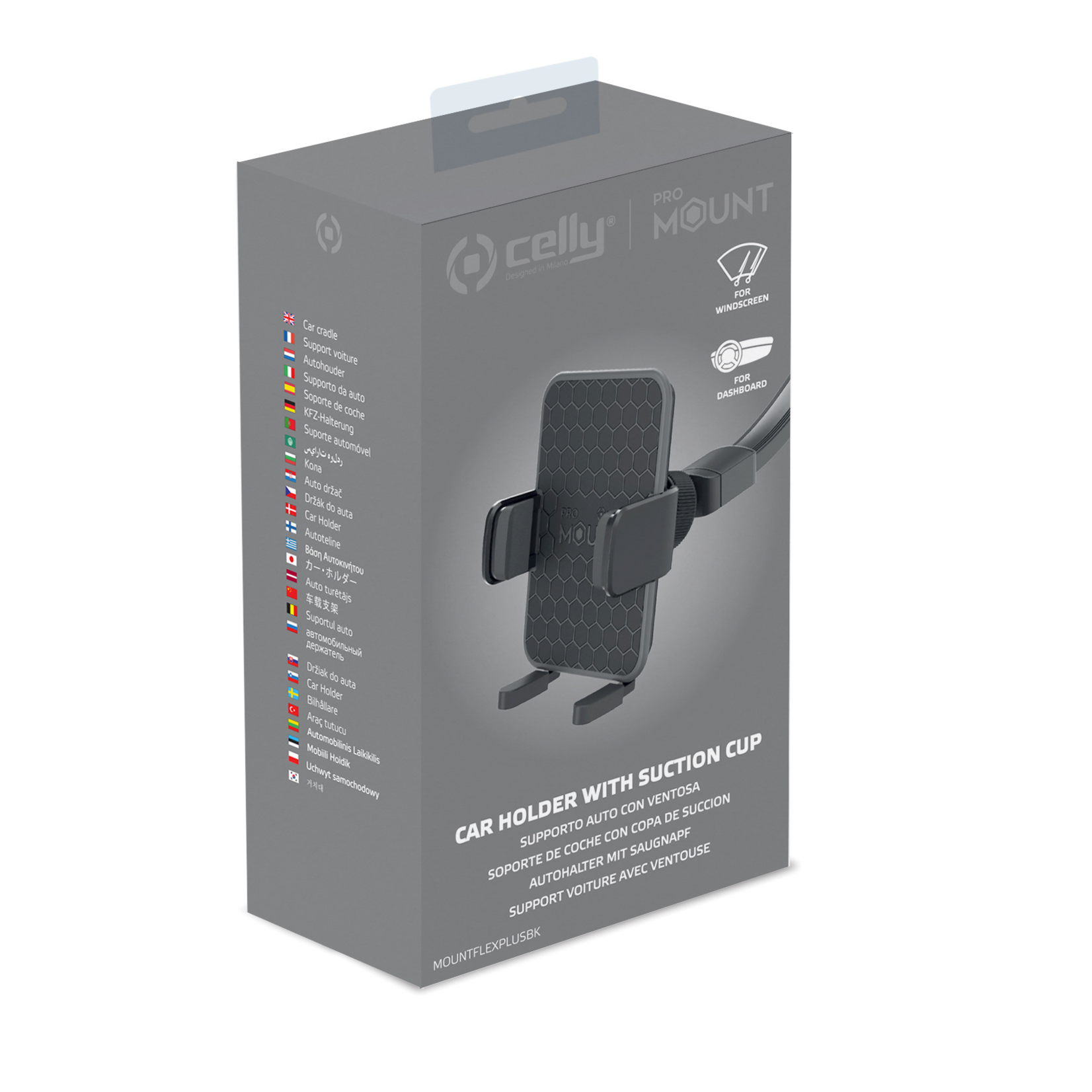 Celly MOUNTFLEXPLUS - Universele autohouder