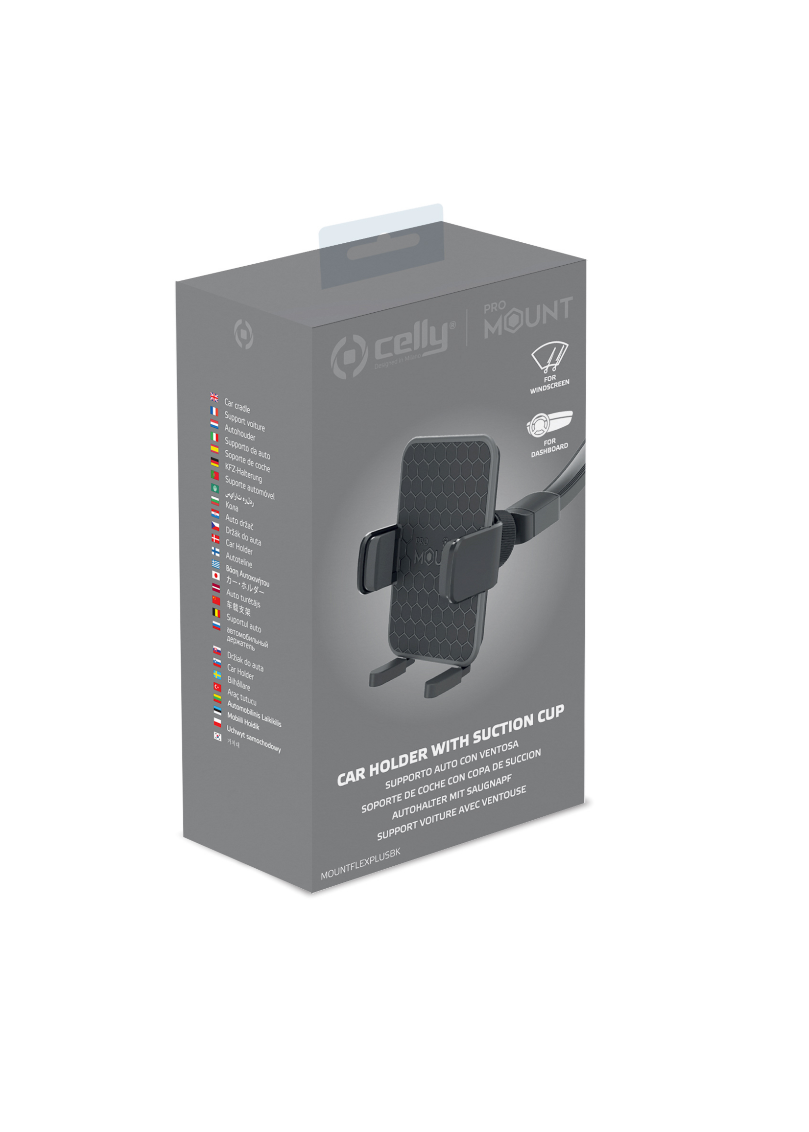 Celly MOUNTFLEXPLUS - Universele autohouder