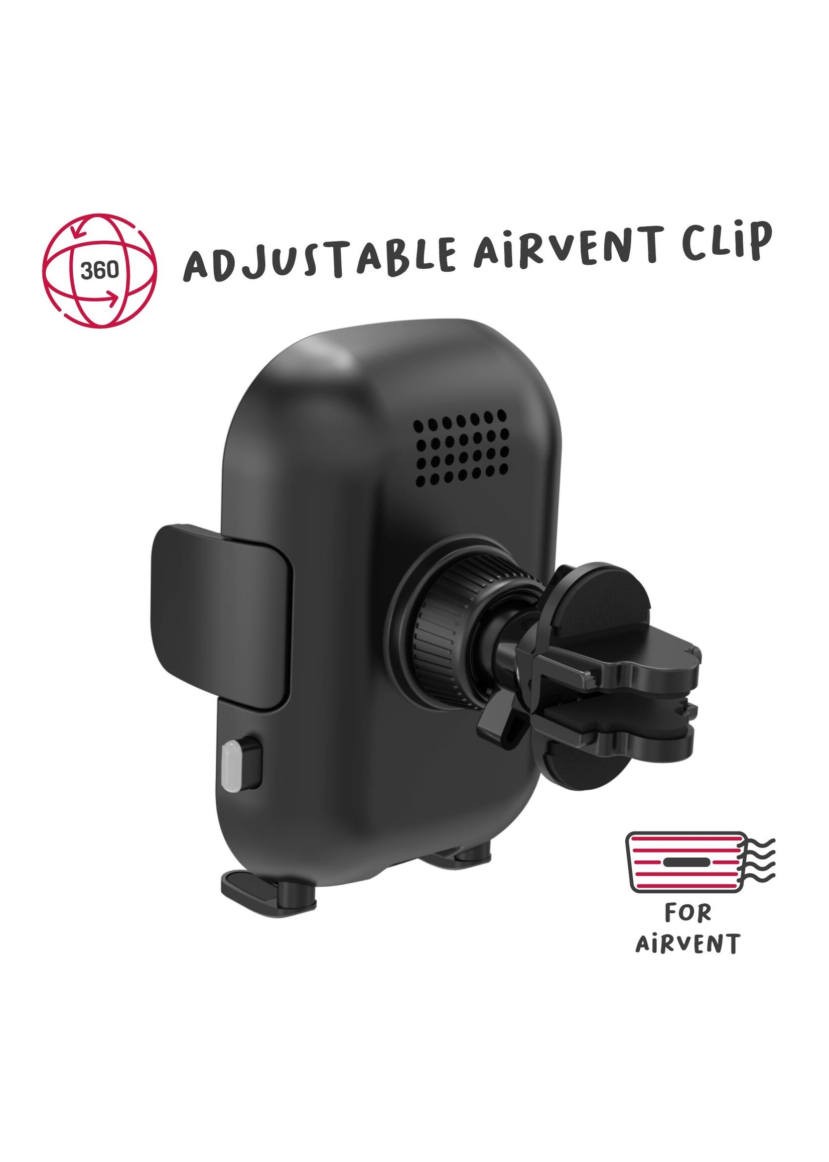 Celly Car Holder - MOUNTCHARGE15 - Wireless Charger Car Holder 15W