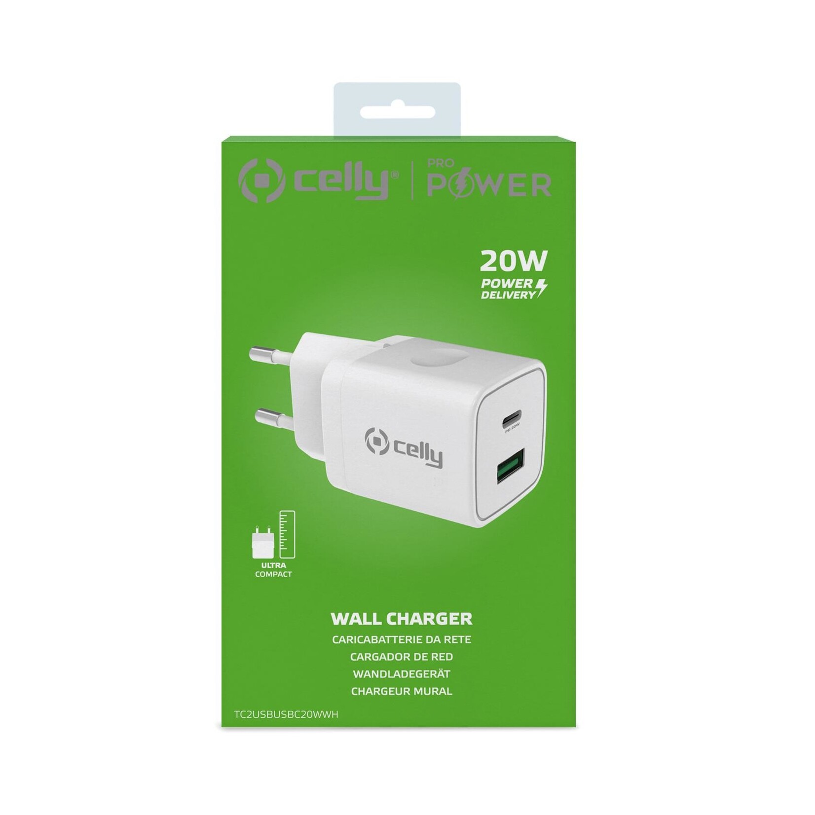 Celly TC 2 USB USB-C 20W WH