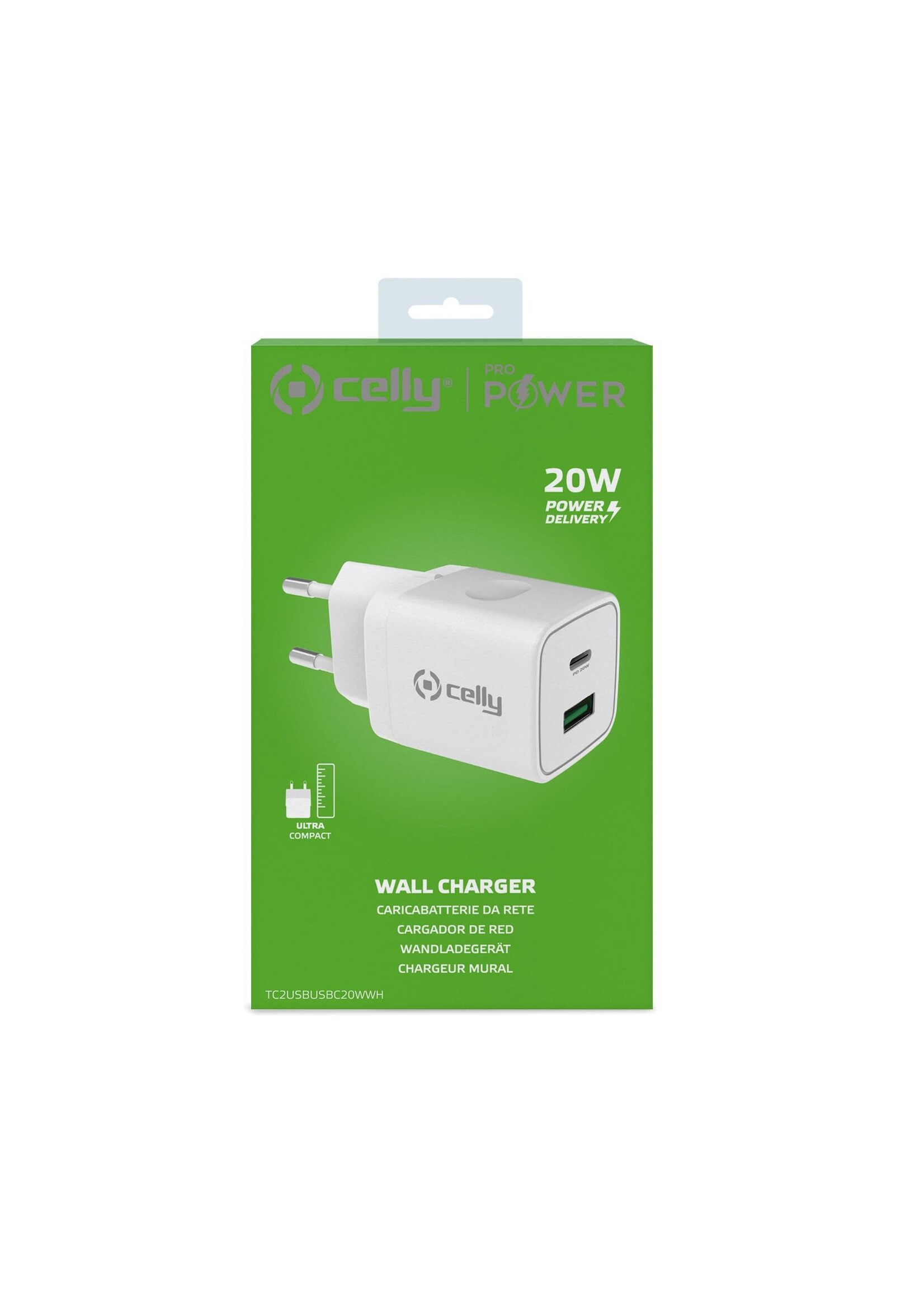 Celly TC 2 USB USB-C 20W WH