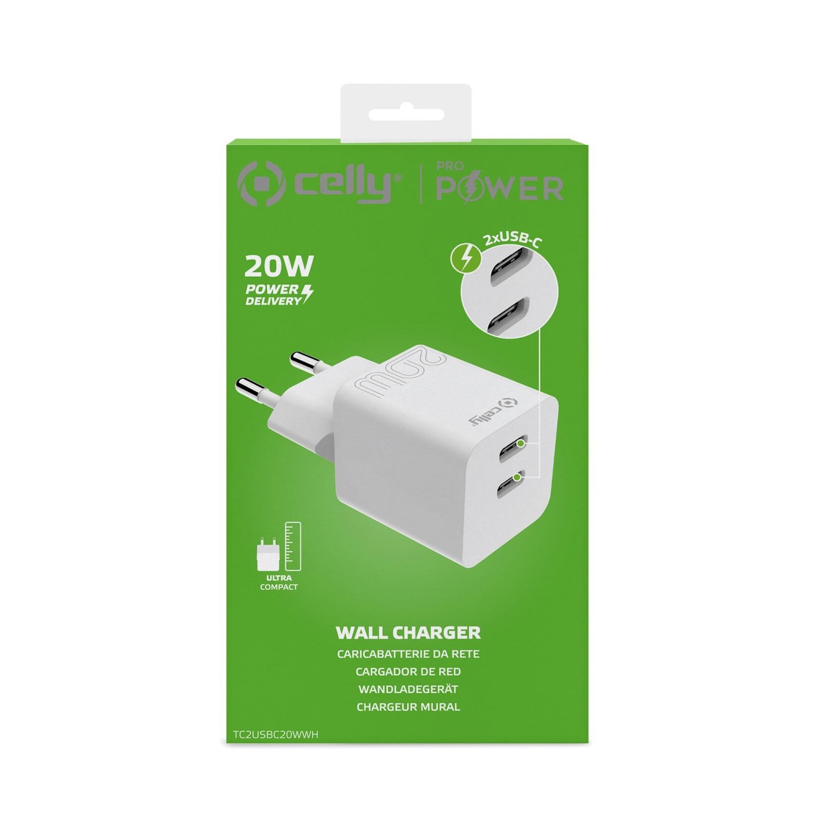 Celly TC 2 USB-C 20W WH