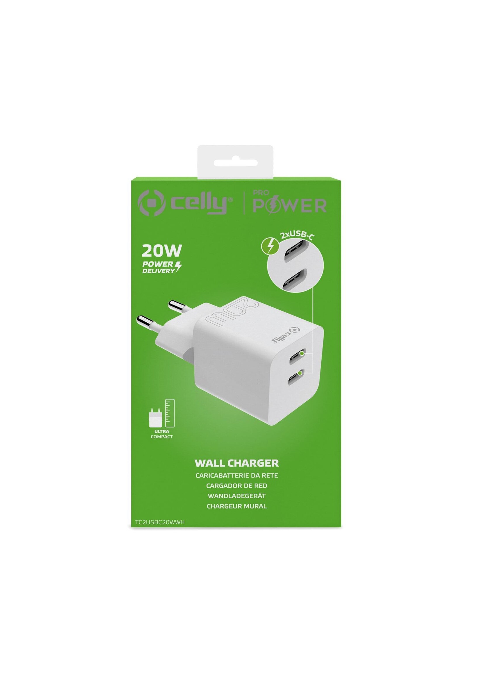 Celly TC 2 USB-C 20W WH