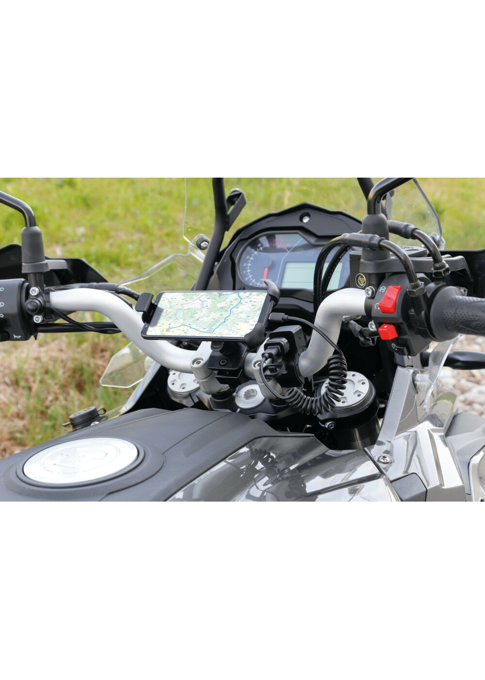 Optiline Spring cable Usb > Micro Usb - 100 cm - Black