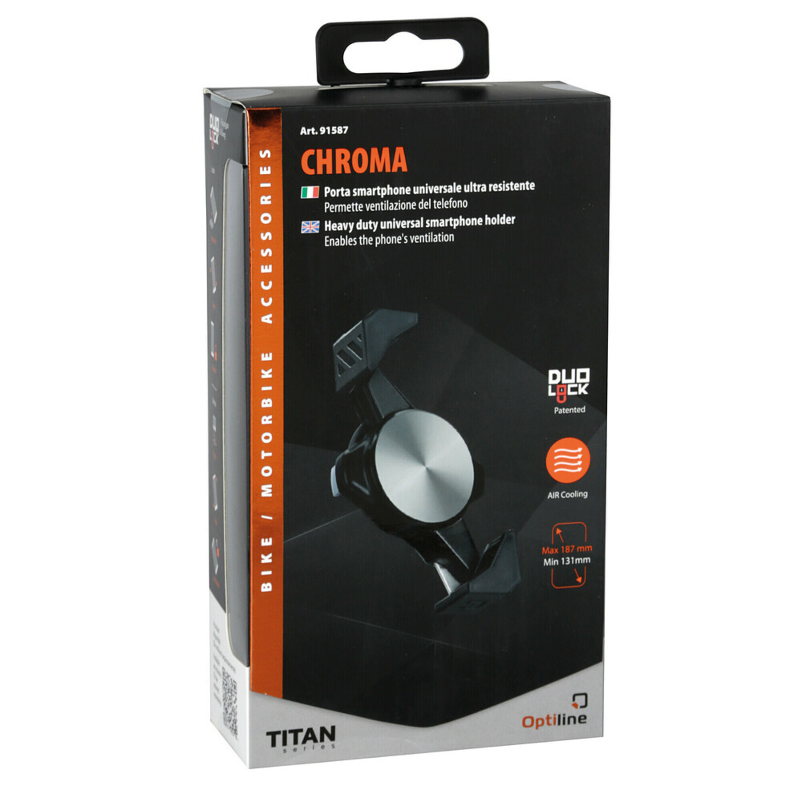Optiline Chroma, heavy-duty universele smartphonehouder