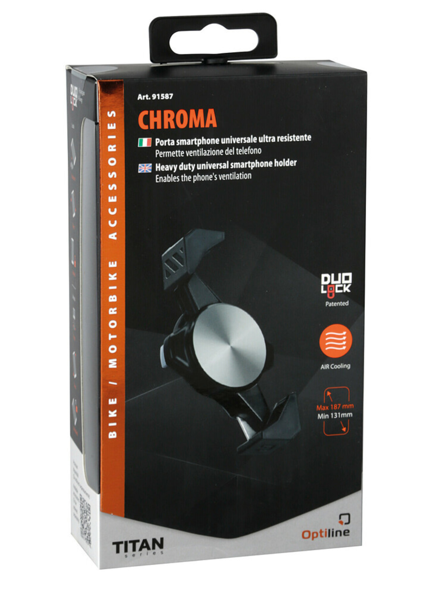 Optiline Chroma, heavy-duty universal smartphone holder