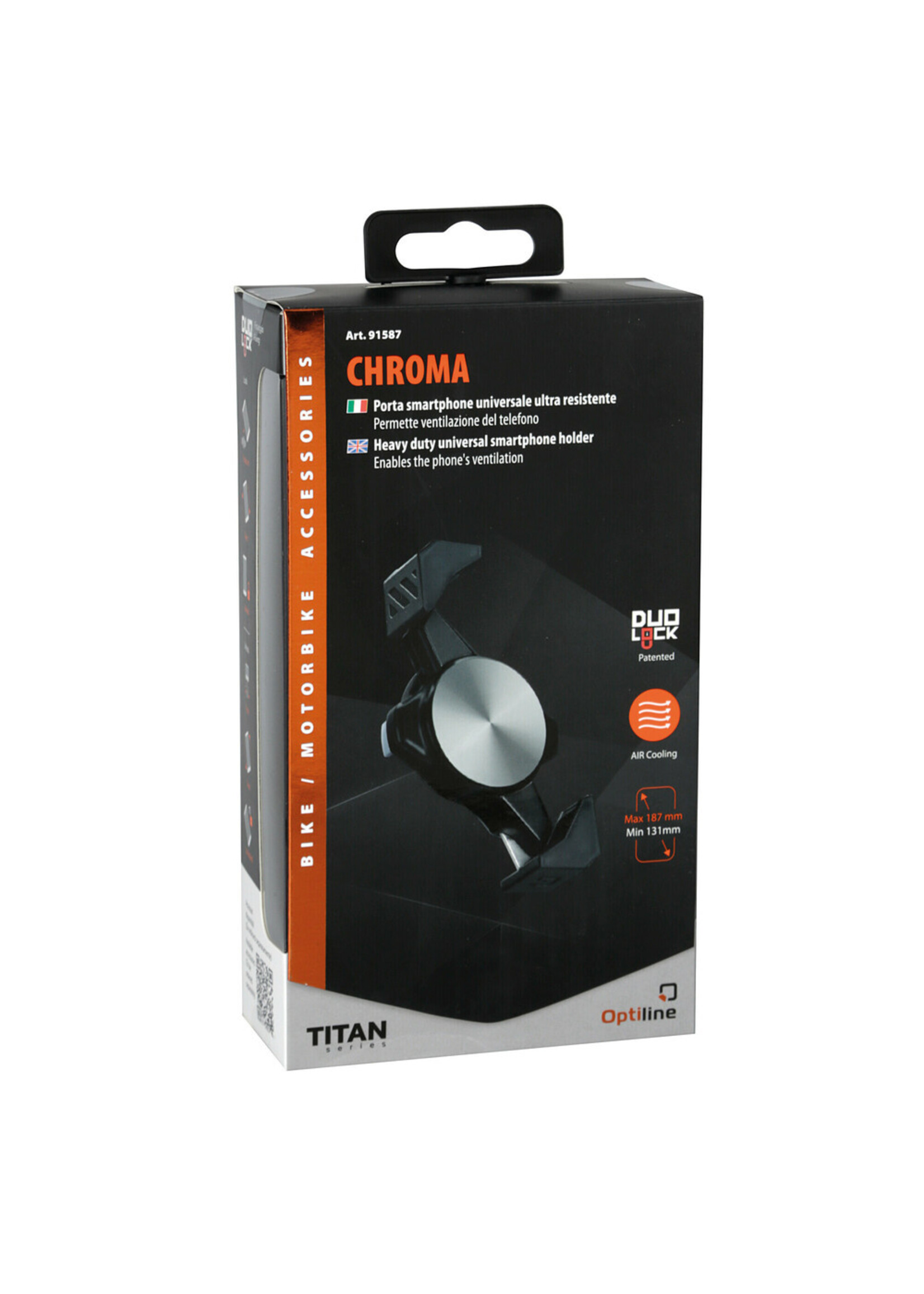 Optiline Chroma, heavy-duty universal smartphone holder