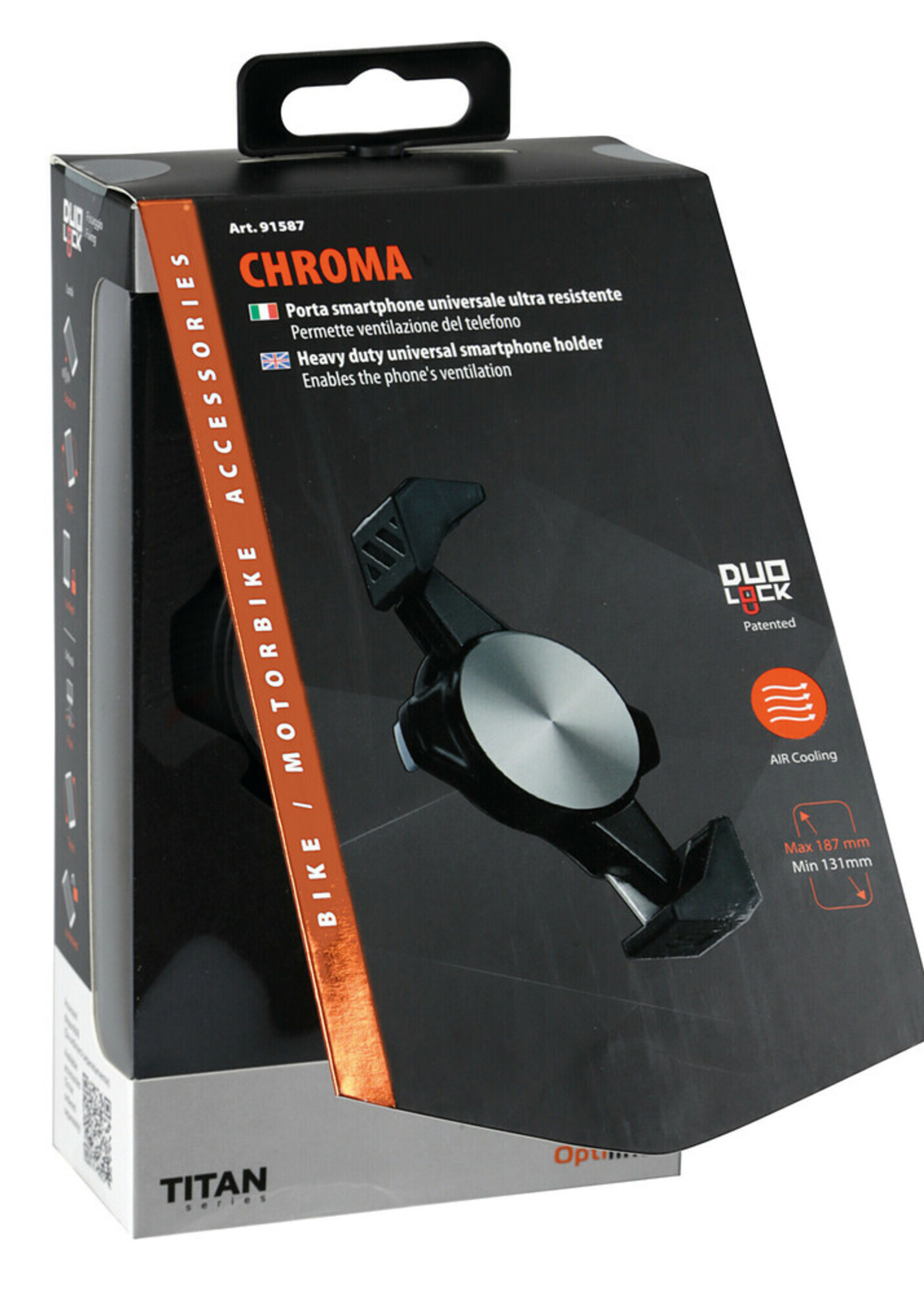 Optiline Chroma, heavy-duty universele smartphonehouder