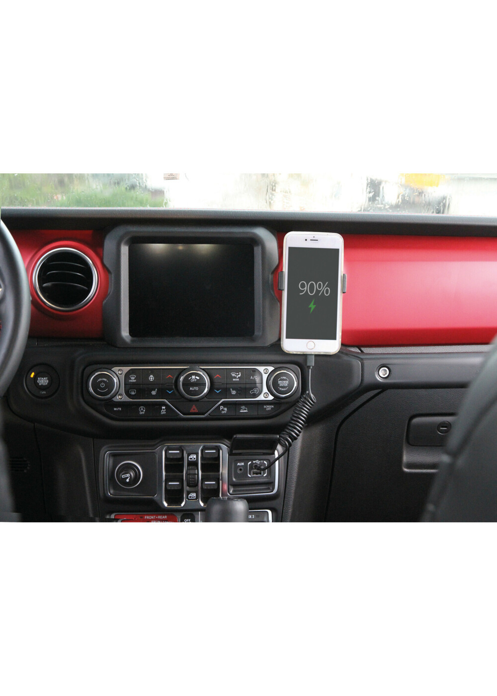 Optiline Veerkabel Usb Type-C > Apple 8 Pin - 100 cm - Zwart