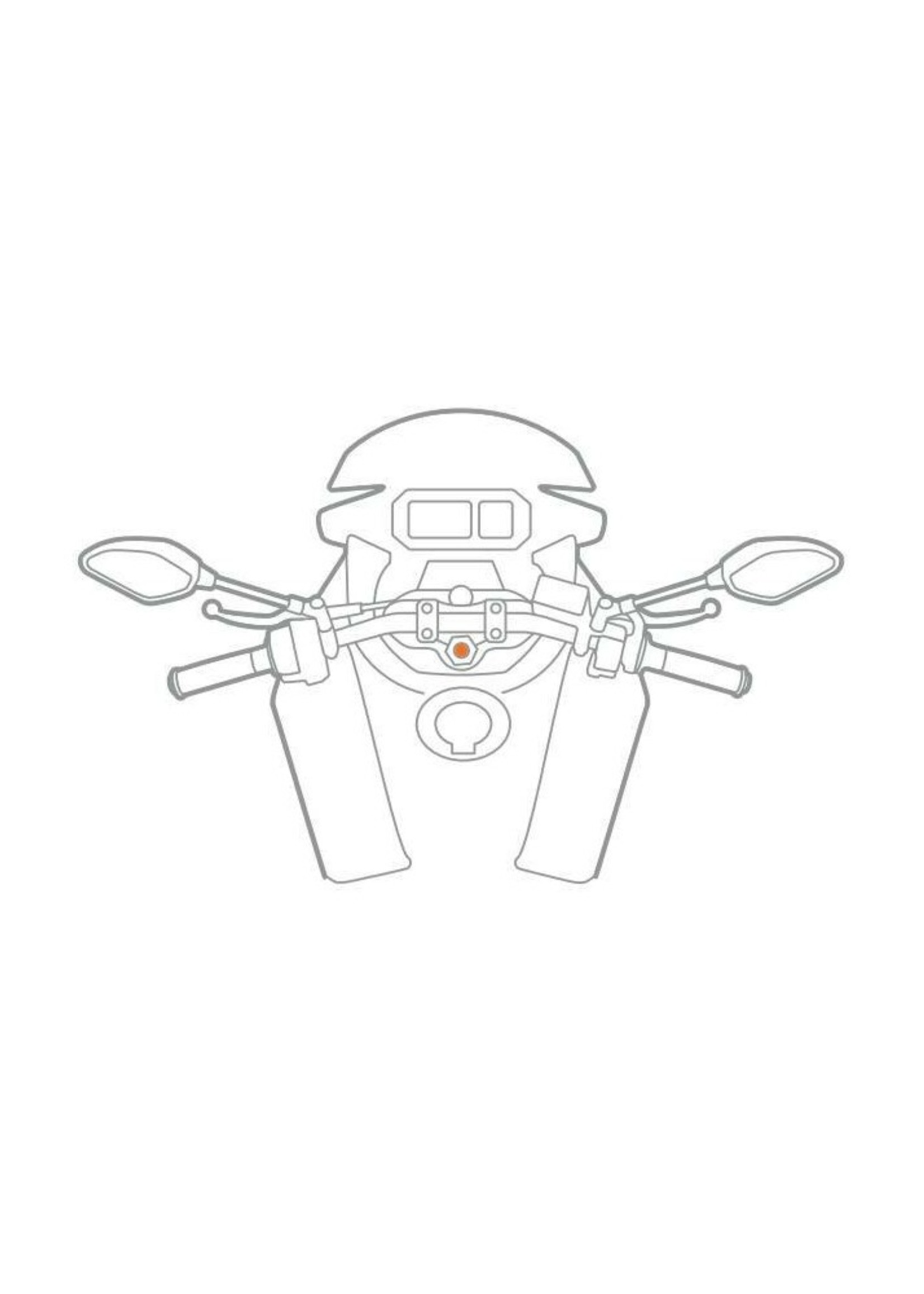 Optiline Titan Stem, Motorbike fork stem mount