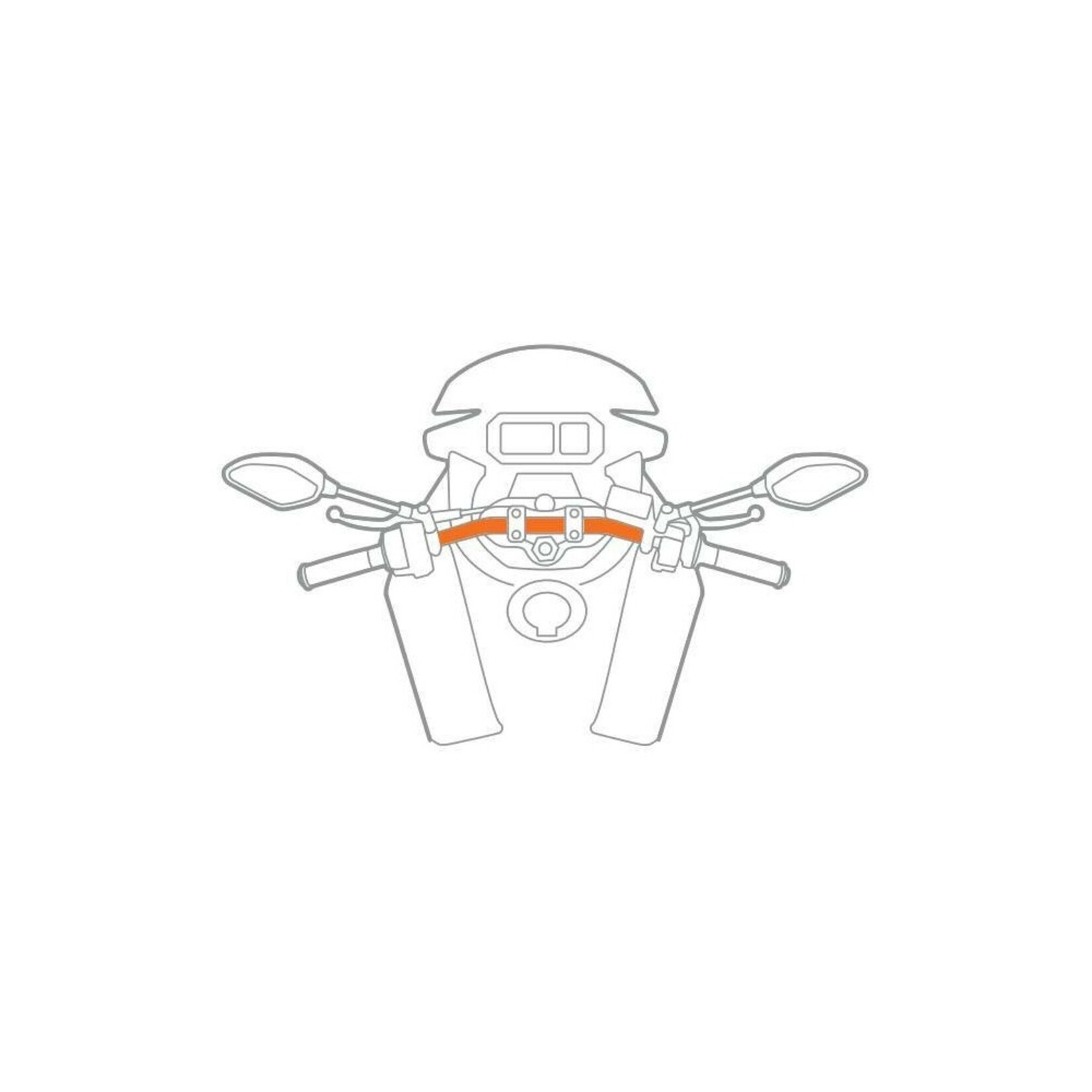 Optiline Opti-Donut Titan Handlebar Mount Titan Donut, zware stuurbevestiging
