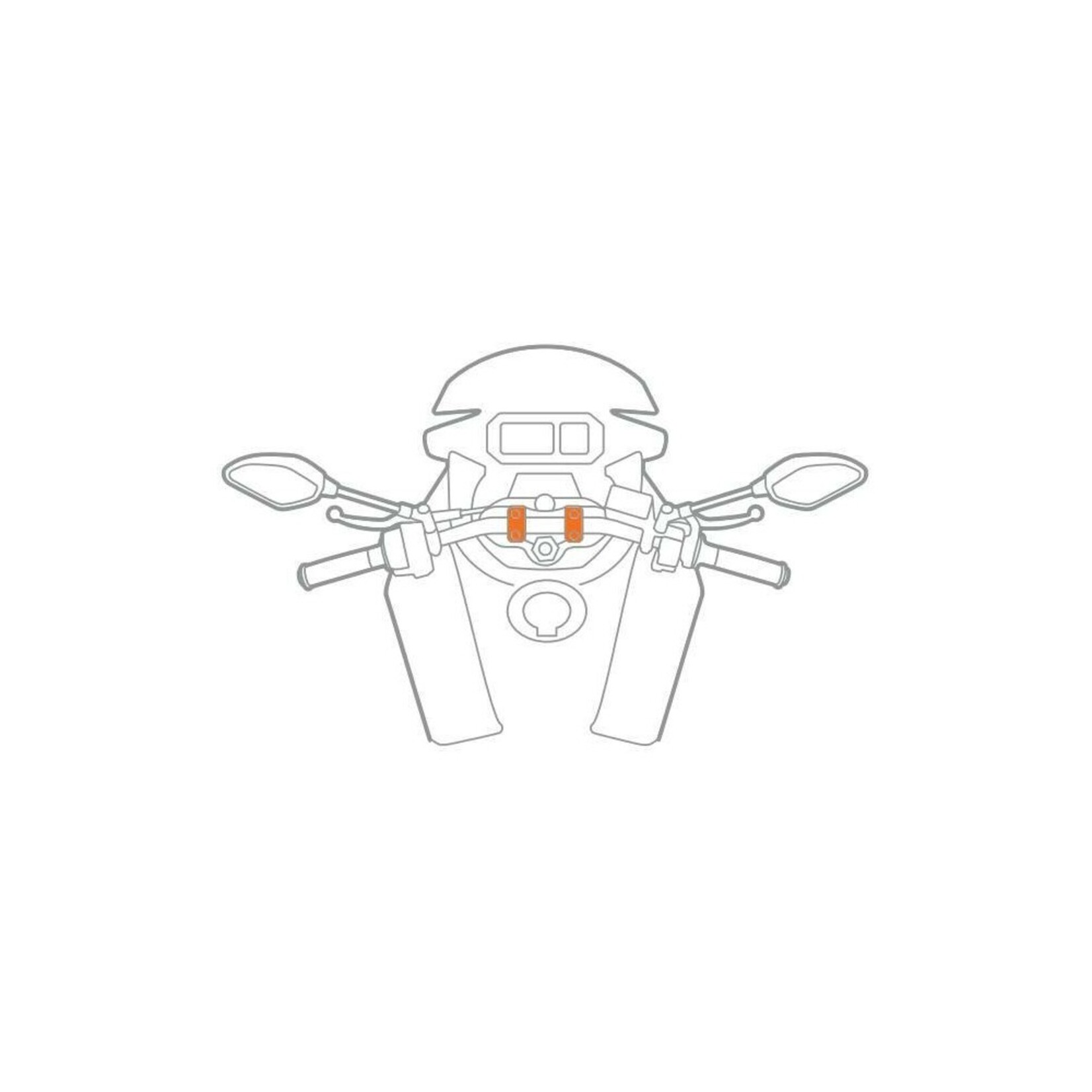 Optiline Titan M8 Pro, M8 schroef- en riserbevestiging