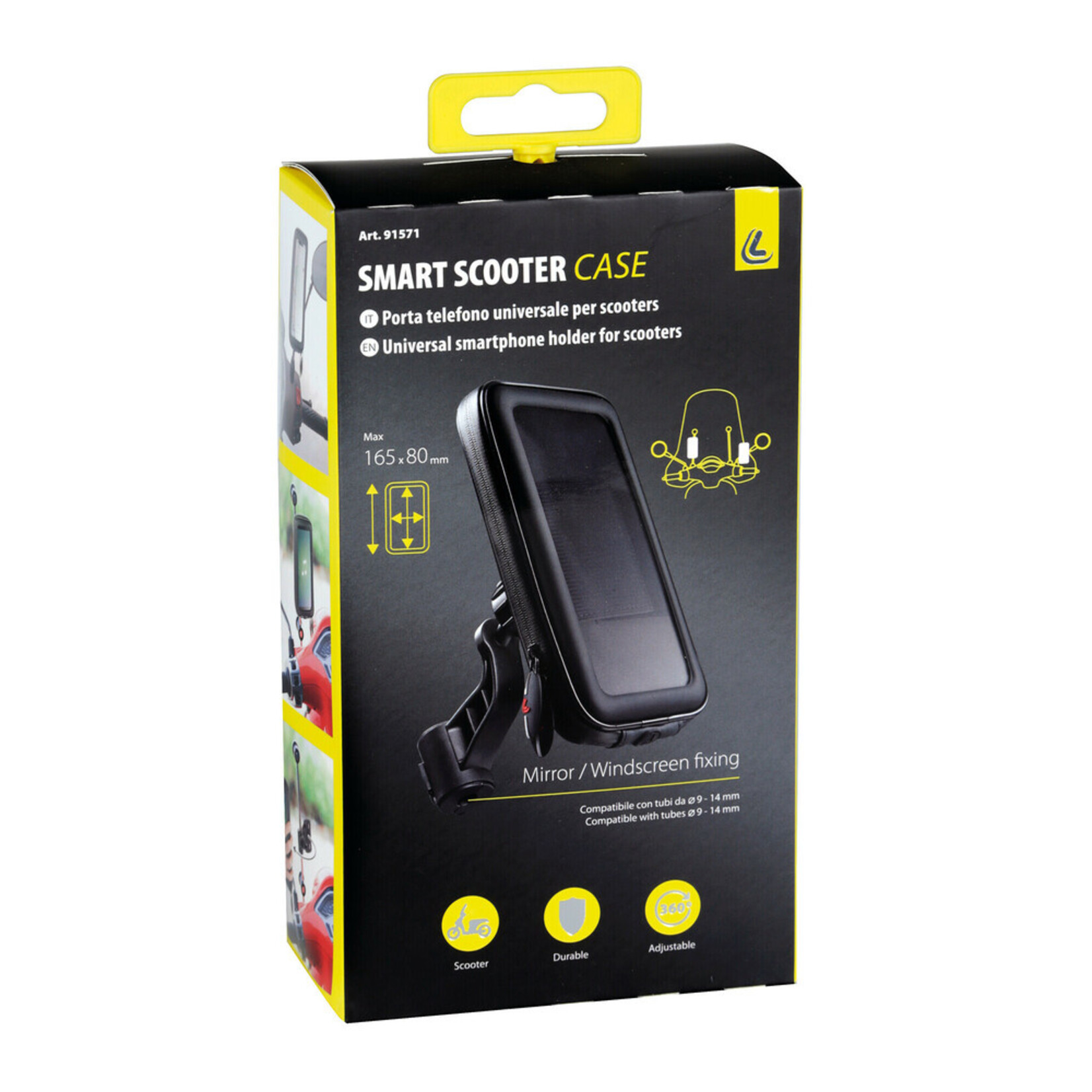 Optiline Smart Scooter Case, universele smartphonehouder voor scooter