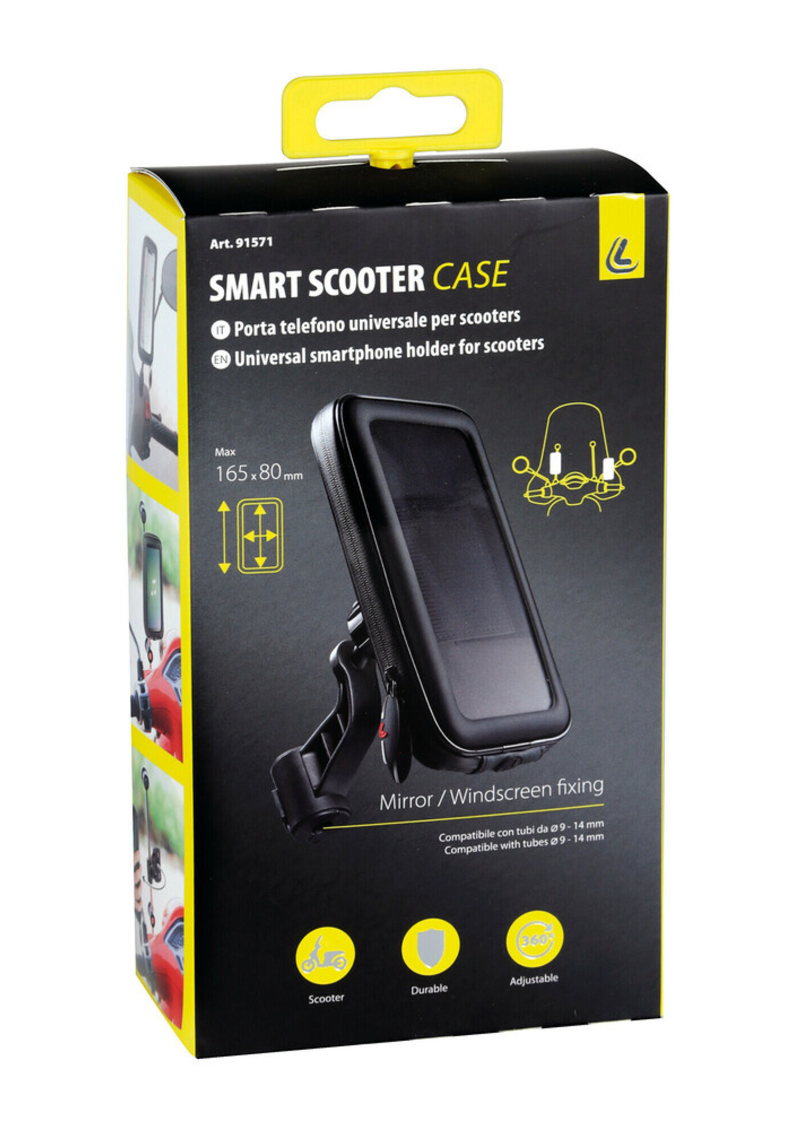 Optiline Smart Scooter Case, universele smartphonehouder voor scooter