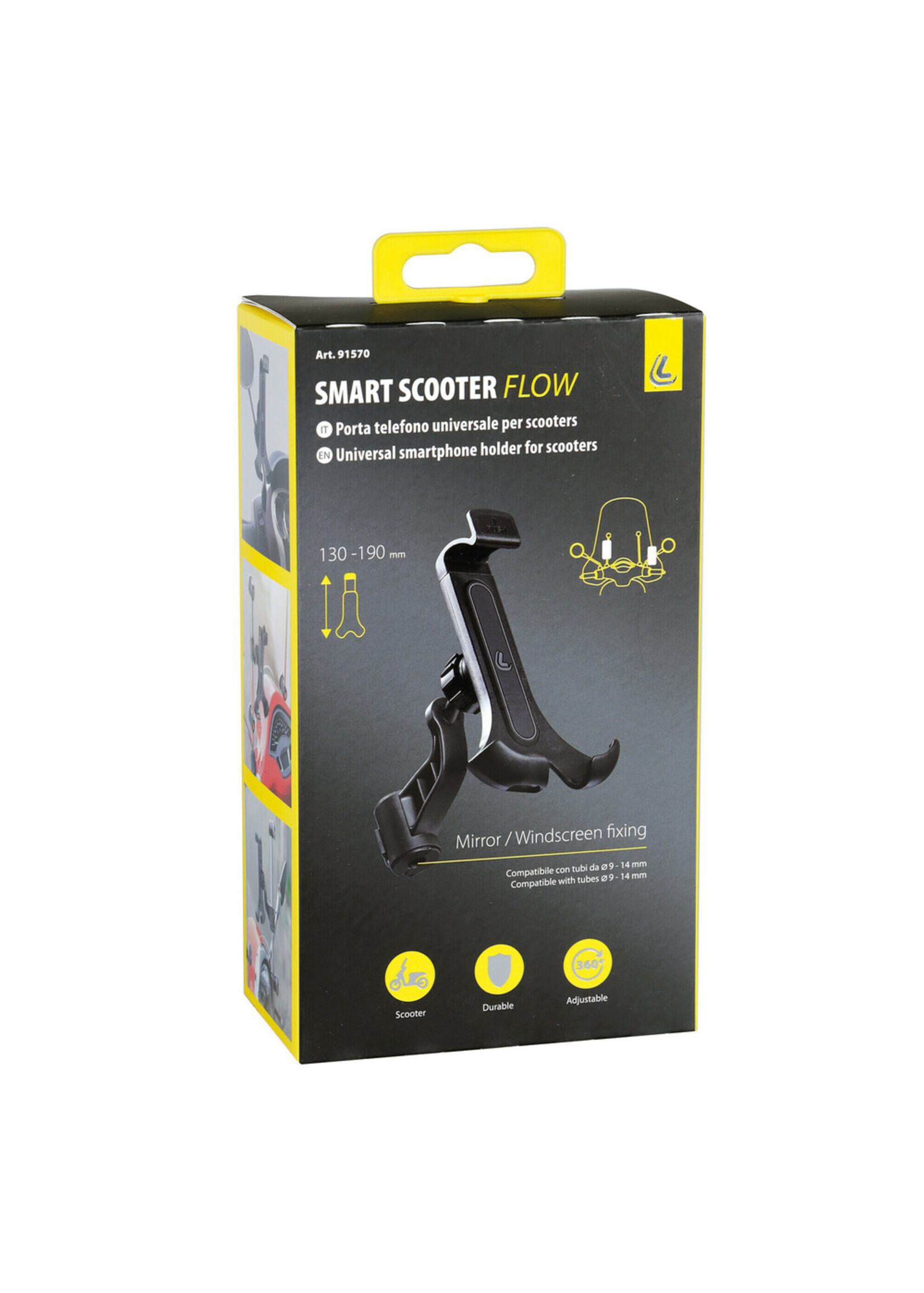 Optiline Smart Scooter Flow, universele smartphonehouder voor scooter