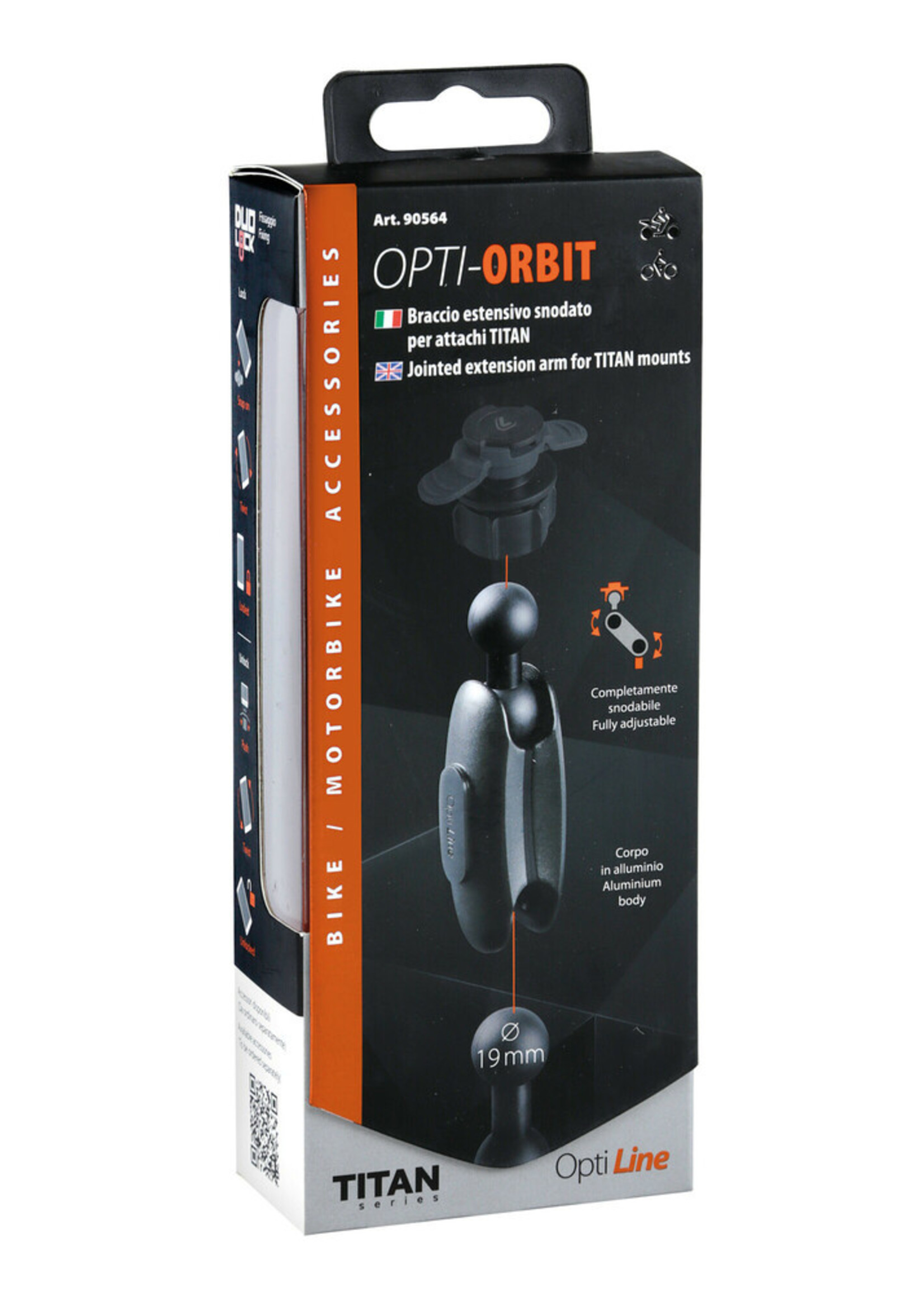 Optiline Titan Orbit, jointed extension arm for Titan mounts