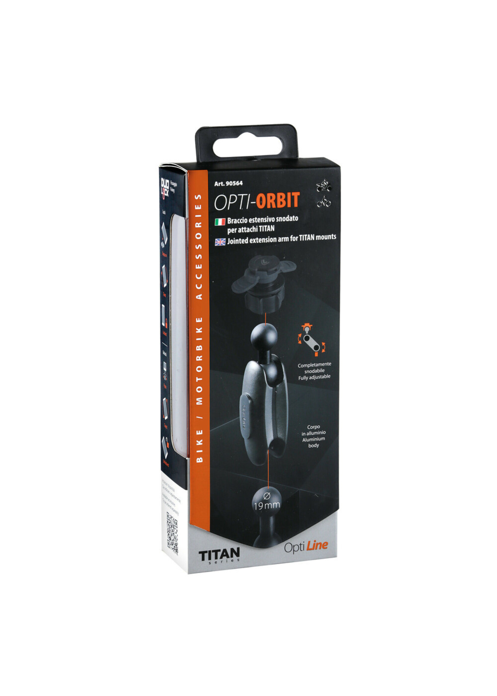 Optiline Titan Orbit, jointed extension arm for Titan mounts