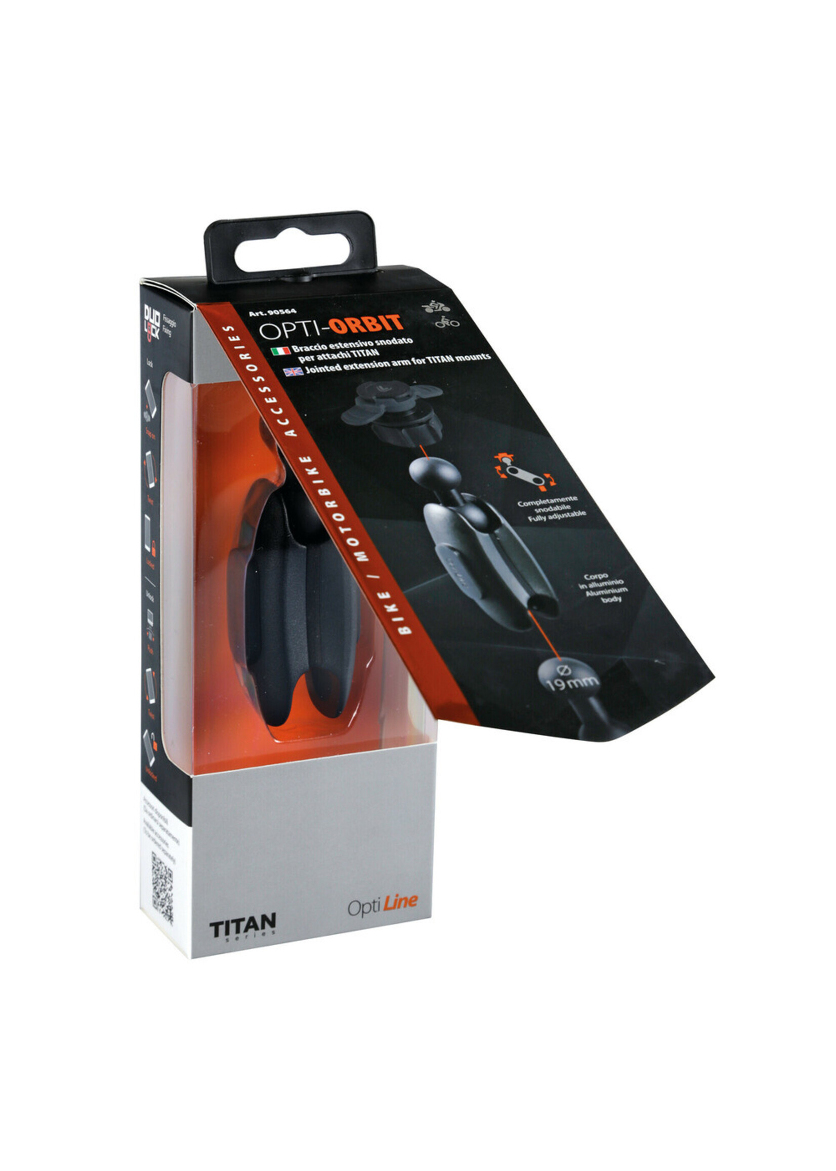 Optiline Titan Orbit, jointed extension arm for Titan mounts