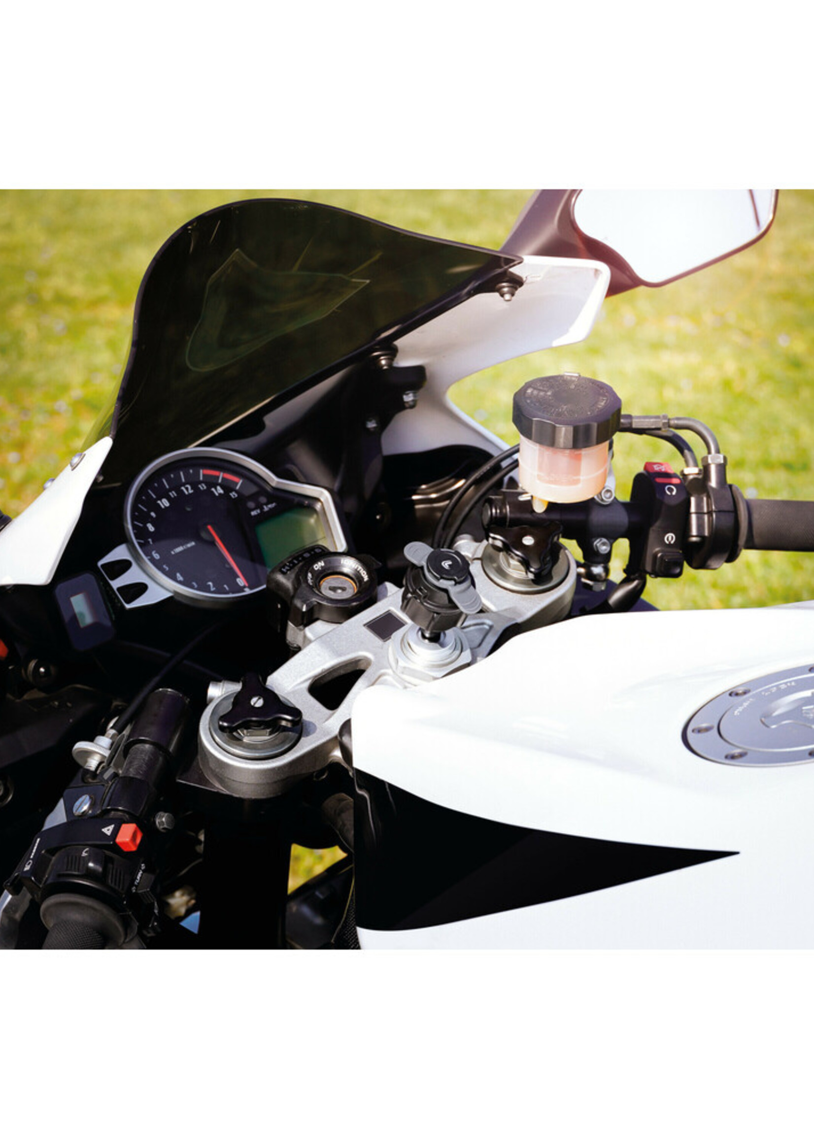 Optiline Motorbike steering tube mount - Ø 20,3-24,5 mm
