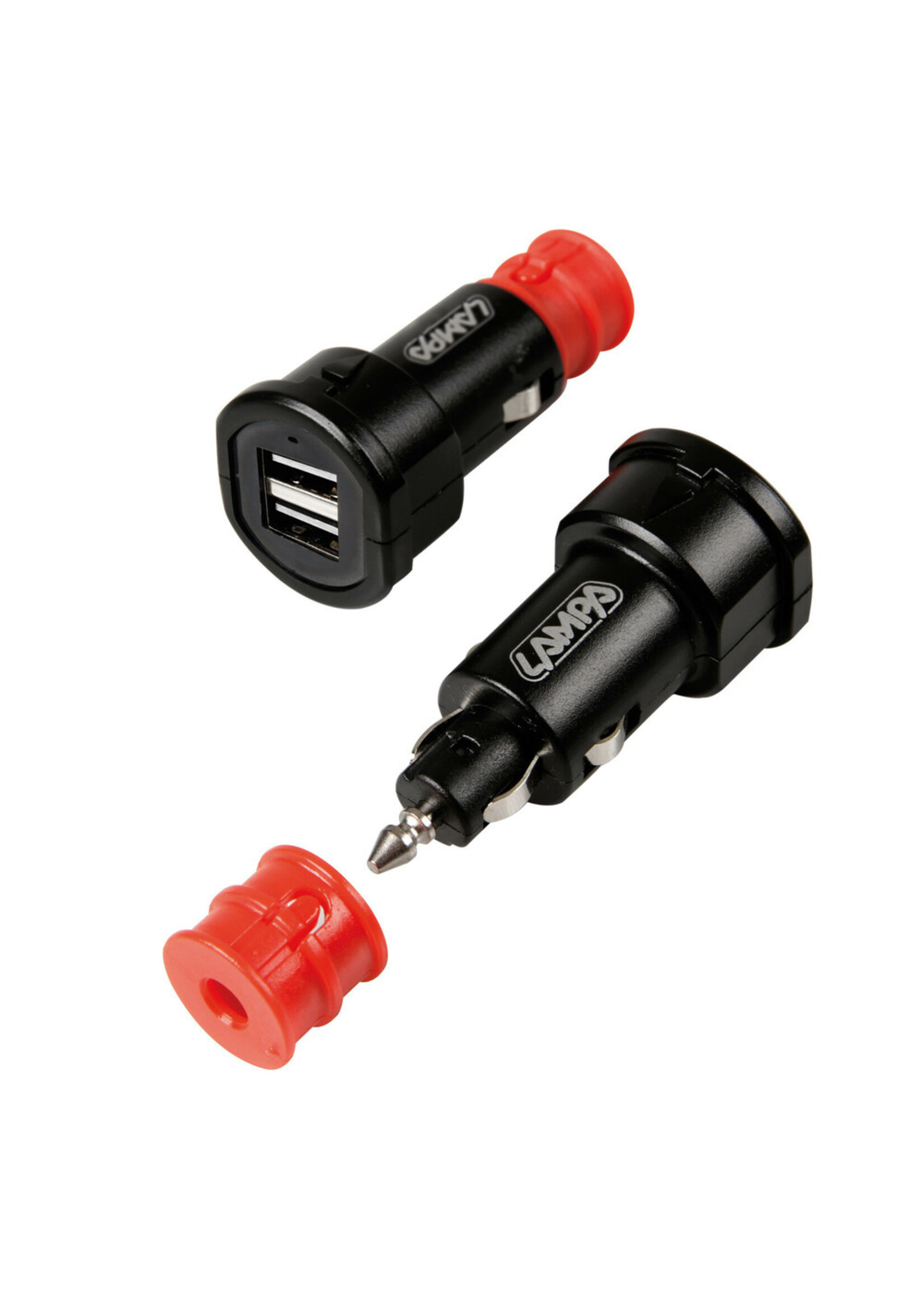 Optiline Uni-Tech, 2 Usb poorten universele lader - Fast Charge - 2700 mA - 12/32V