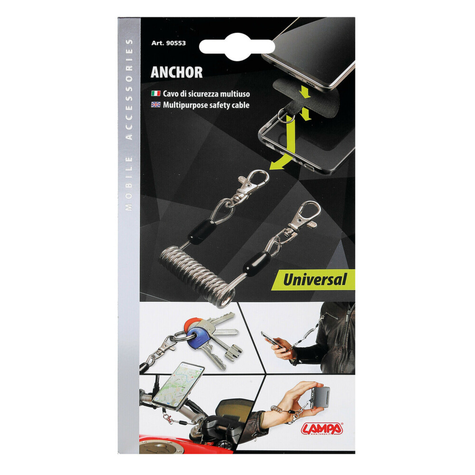 Optiline Anchor, multipurpose safety cable