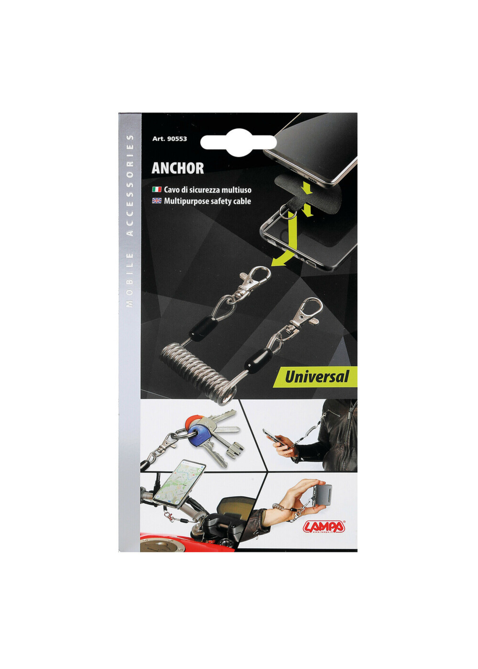 Optiline Anchor, multipurpose safety cable