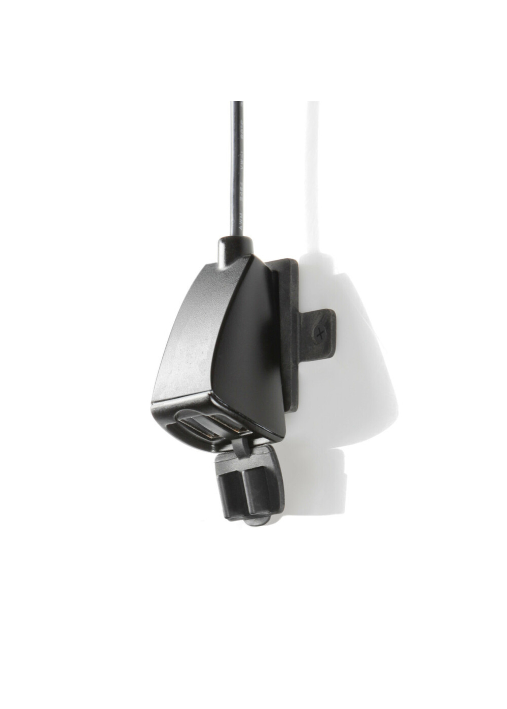 Optiline Usb-Fix Trek 2, rainproof double usb charger, screws or double-sided tape fixing - Ultra Fast Charge - 5400 mA - 12/24V