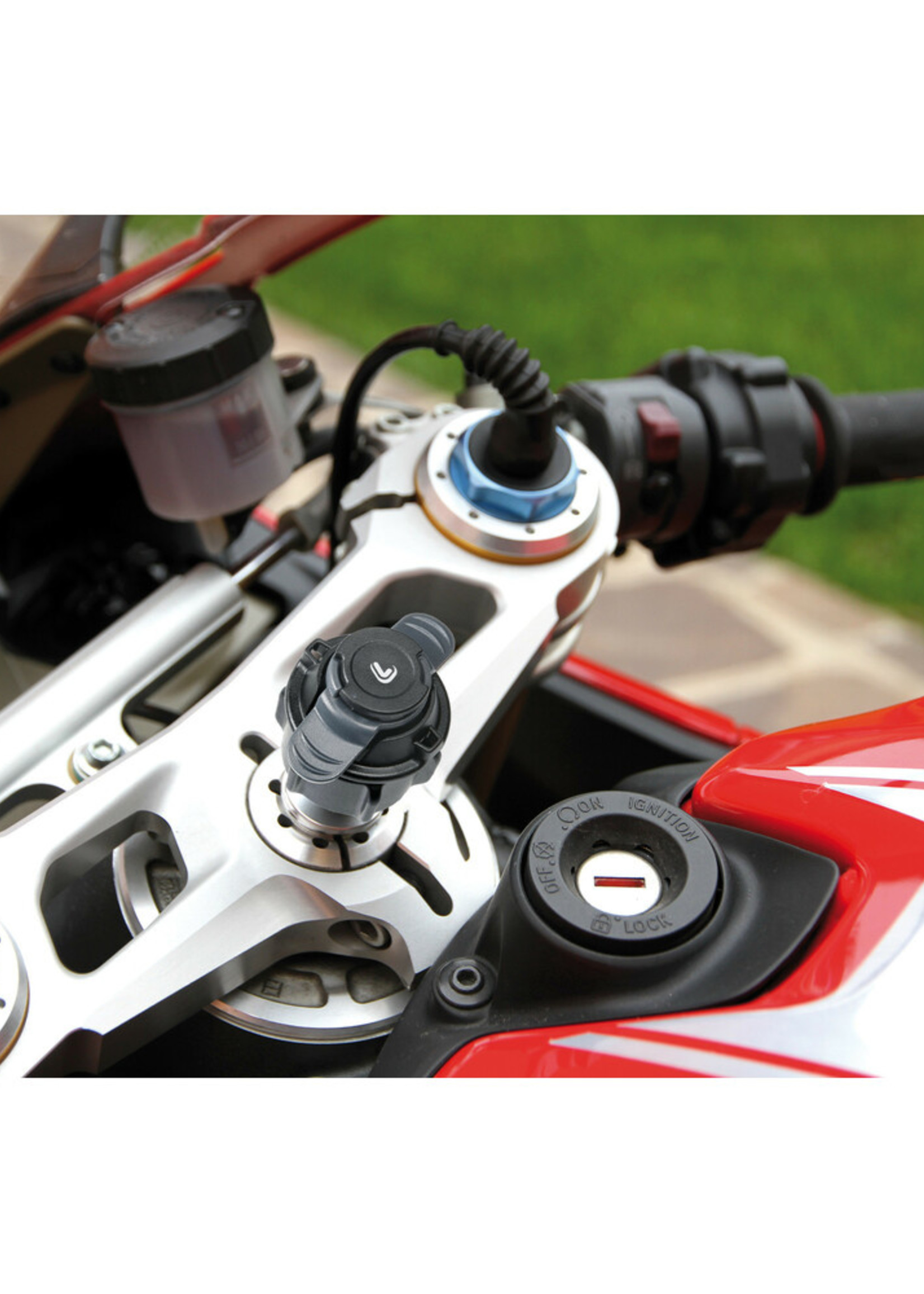 Optiline Motorbike steering tube mount - Ø 17-20,5 mm