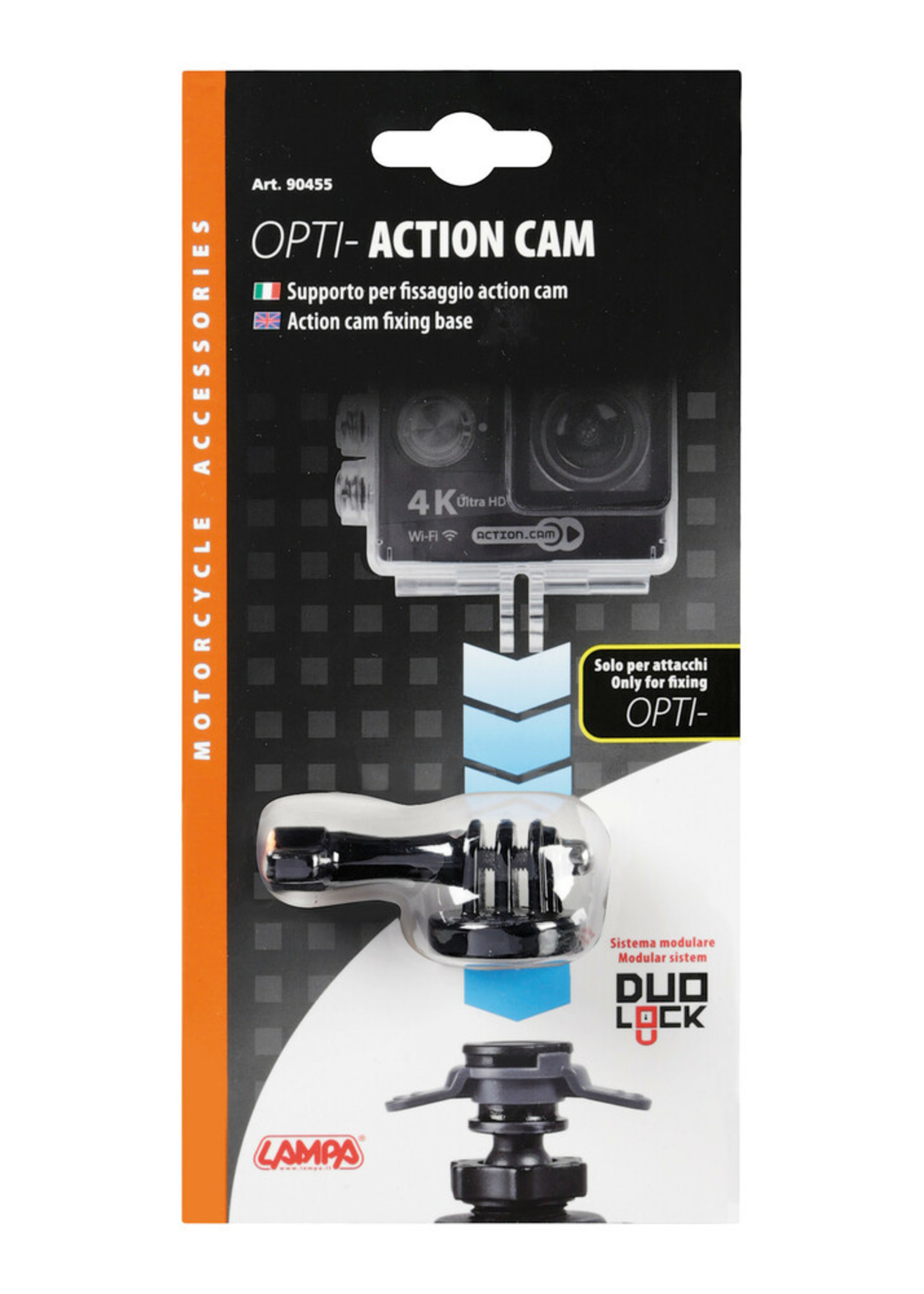 Optiline Action Cam, action cam fixing base
