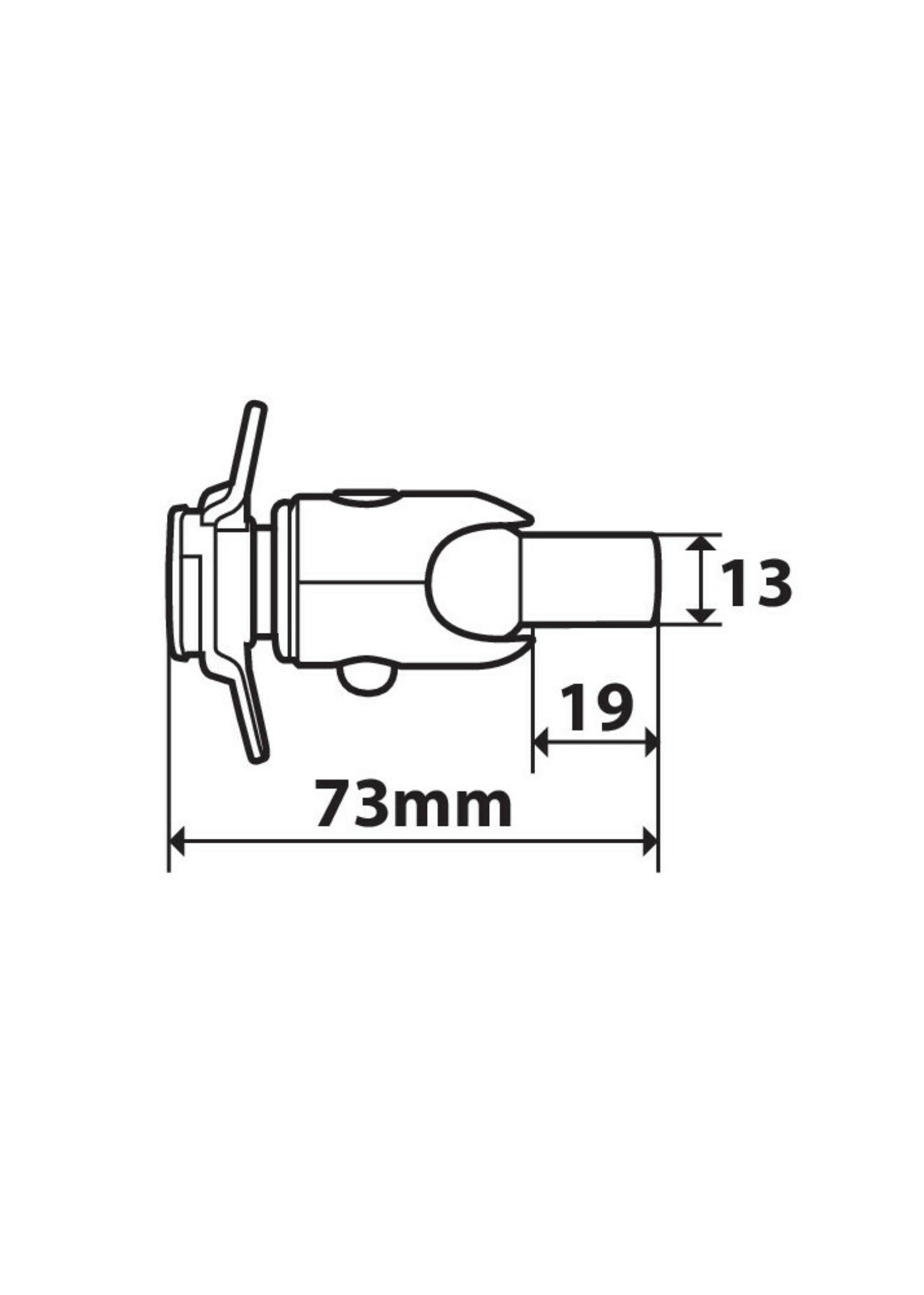 Optiline Opti-Screw M8 schroef en riserbevestiging