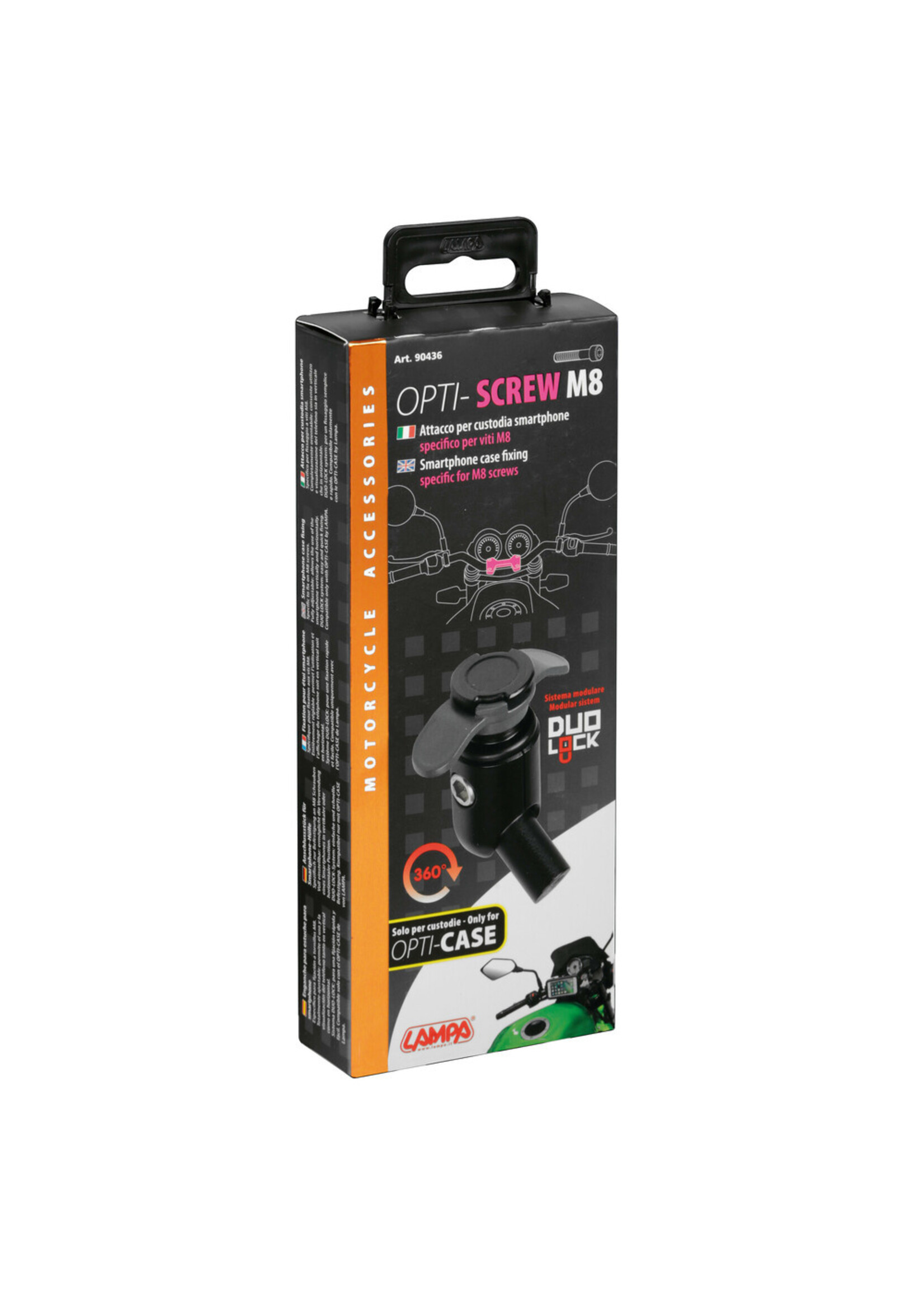 Optiline Opti-Screw M8 screw and riser mount