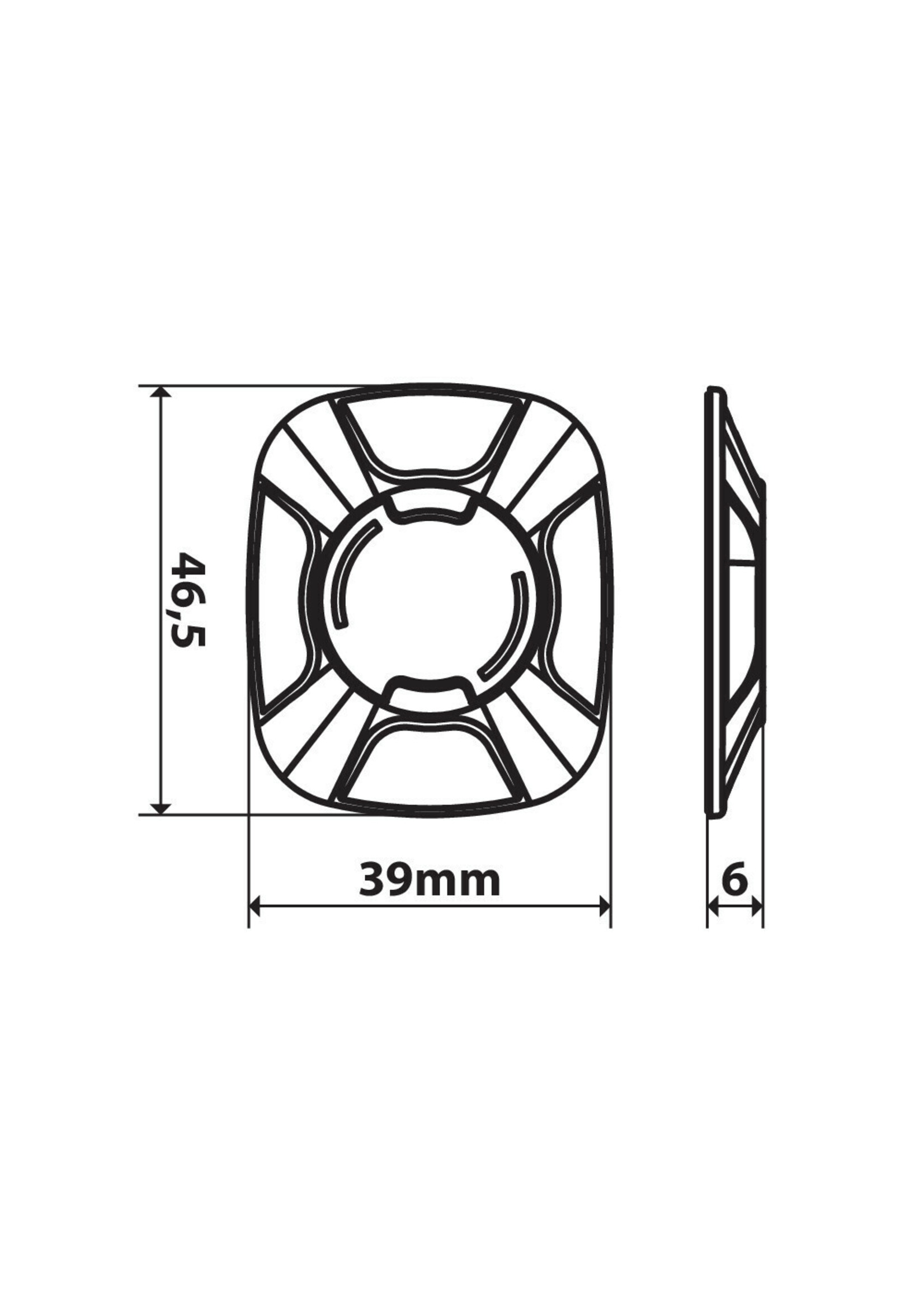 Optiline Opti Universeel, universele adapter - Zwart