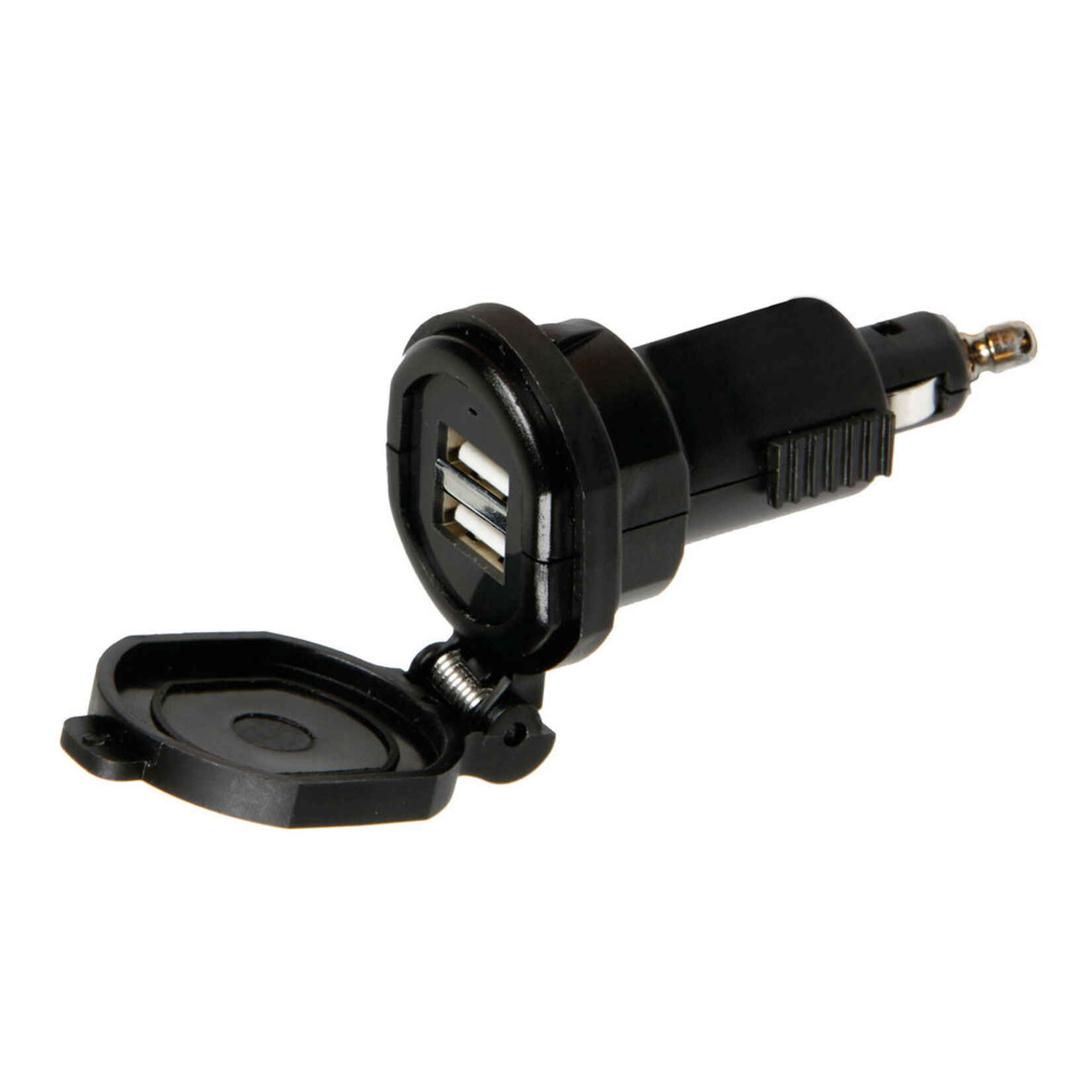 Optiline Din-Tech, 2 Usb poorten Din lader - Fast Charge - 2700 mA - 12/32V