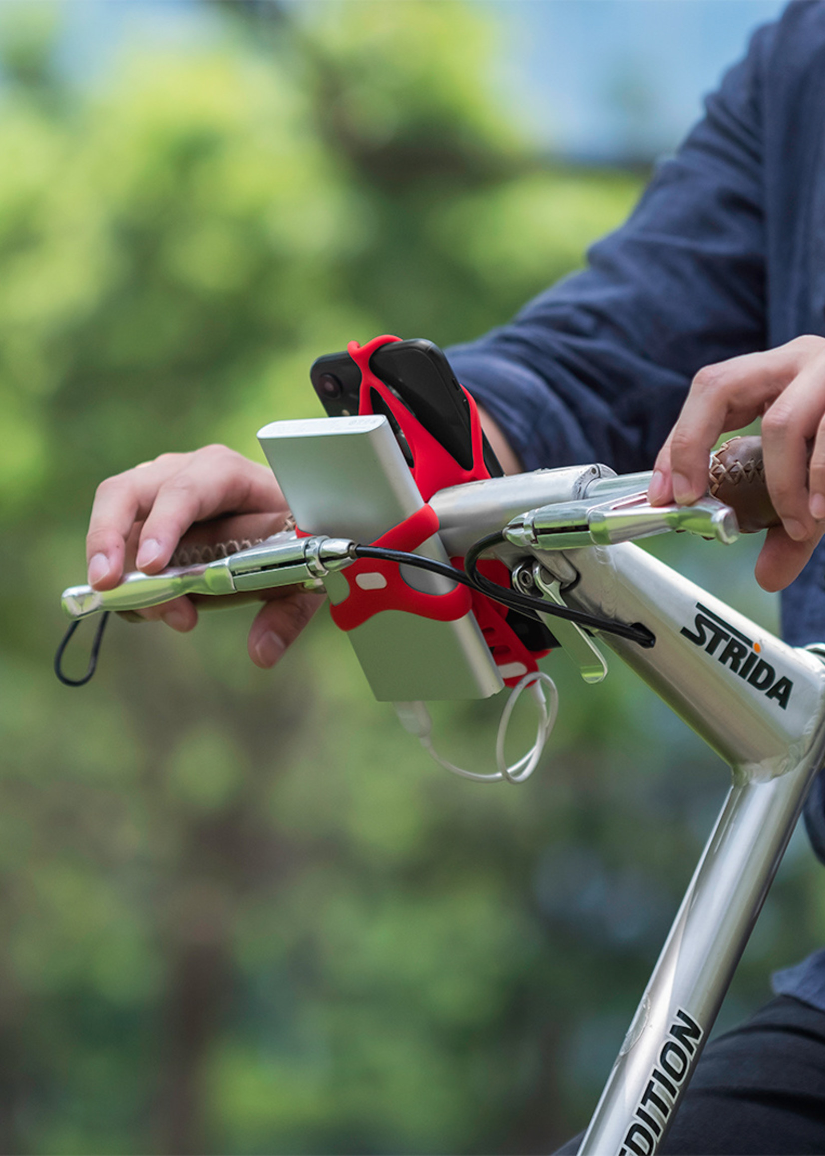 Bone Bike Tie 4 + Power Strap Black