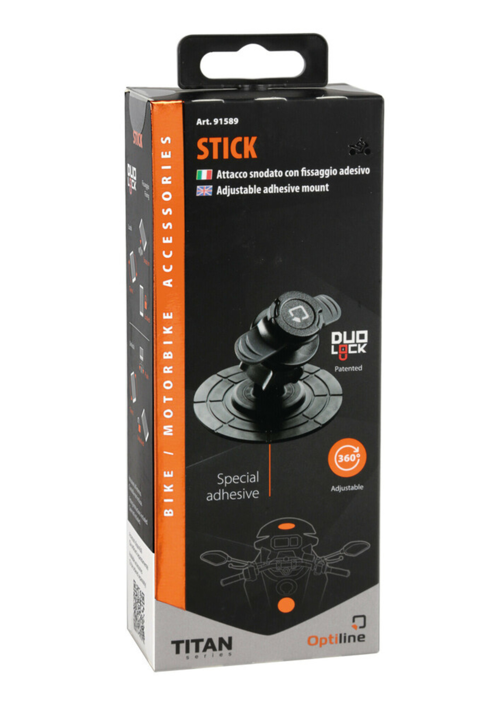 Optiline OptiLine Titan Stick, adjustable adhesive mount
