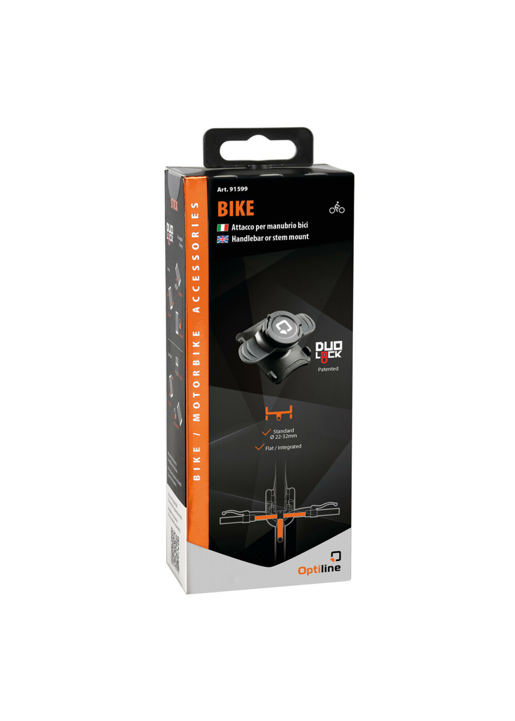 Optiline Fiets-, stuur- of stuurpenbevestiging