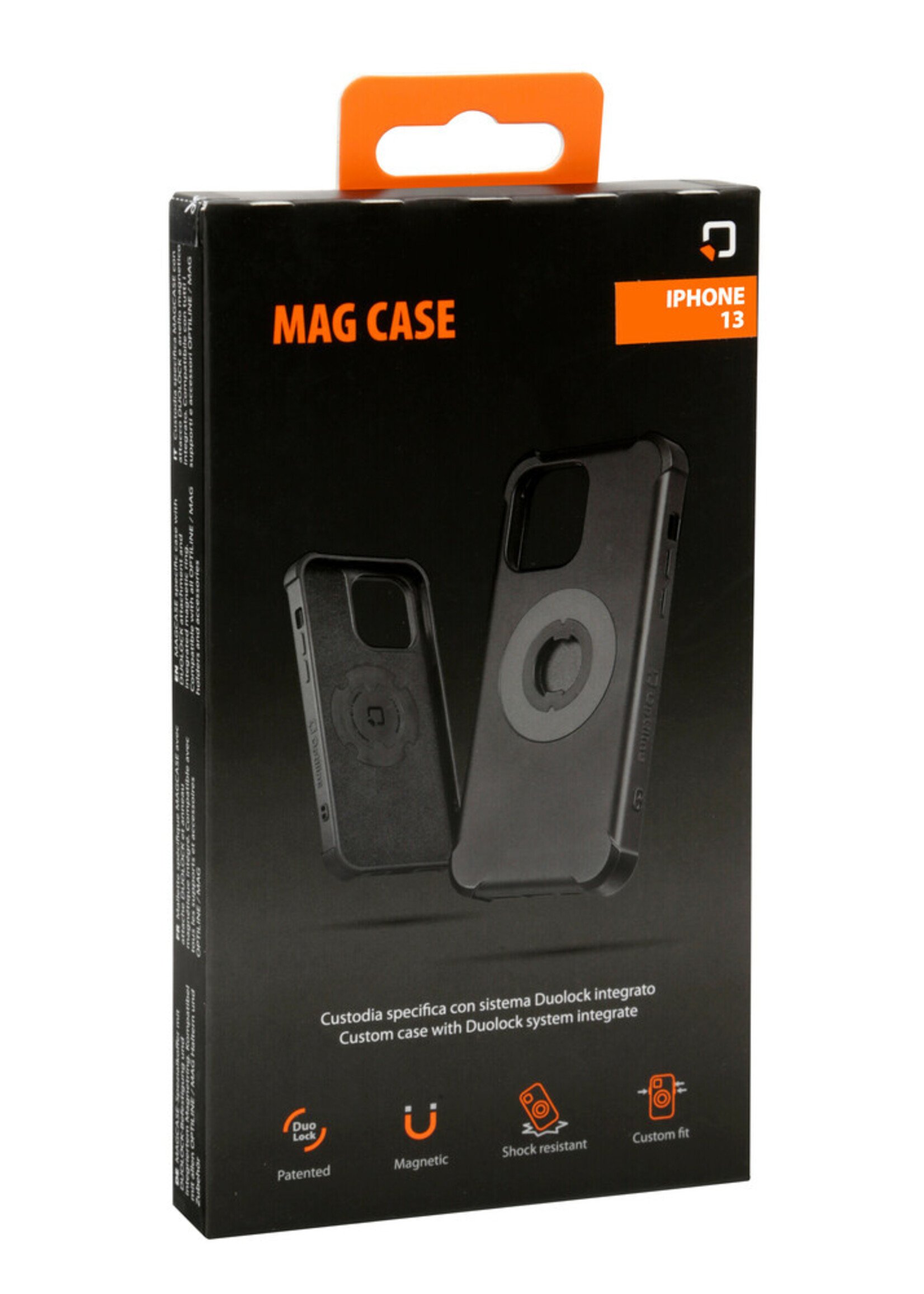 Optiline Mag Case specific case with DuoLock attachment and integrated magnetic ring - iPhone 13