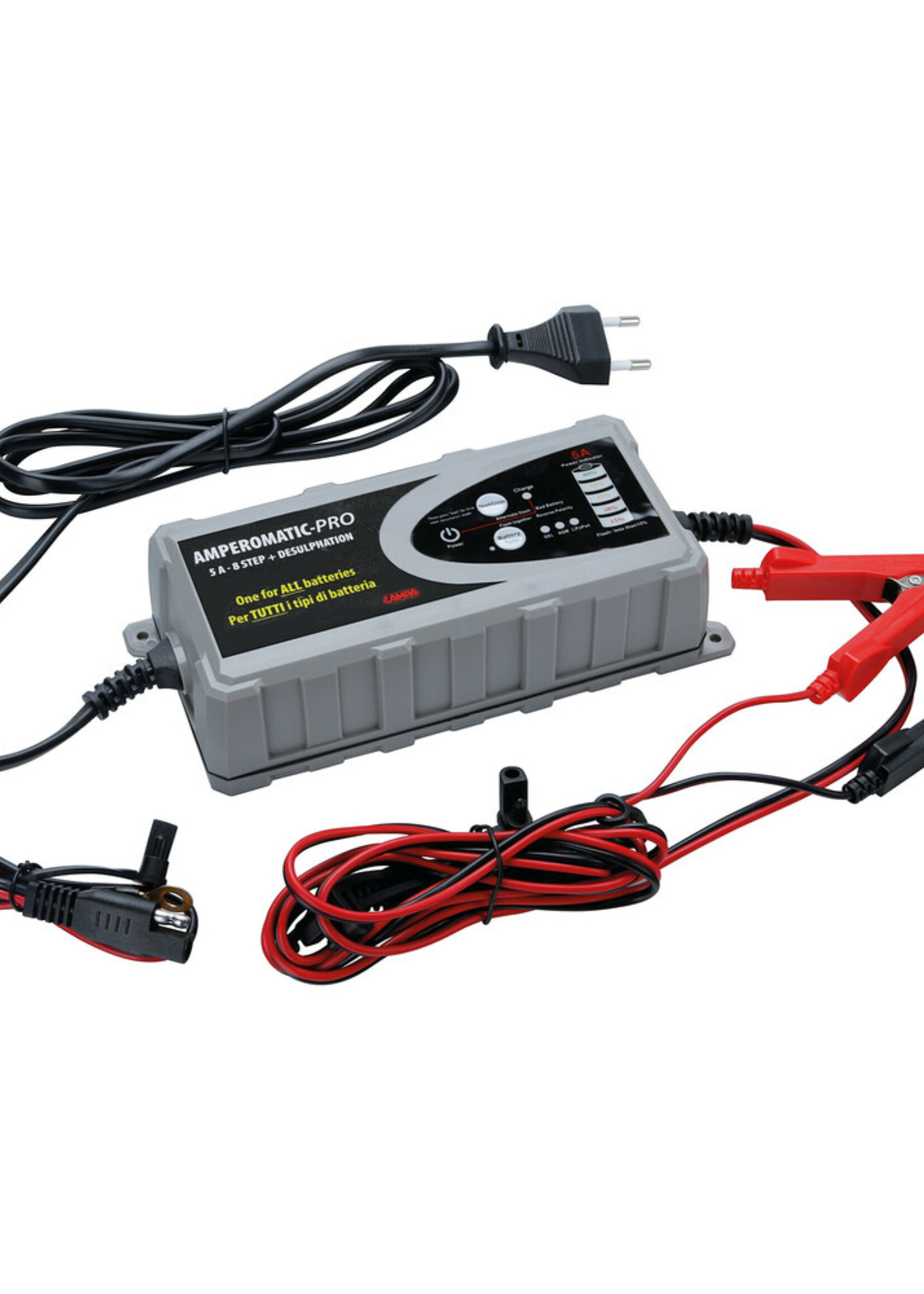 Lampa Amperomatic Pro, smart battery charger, 12V - 5A