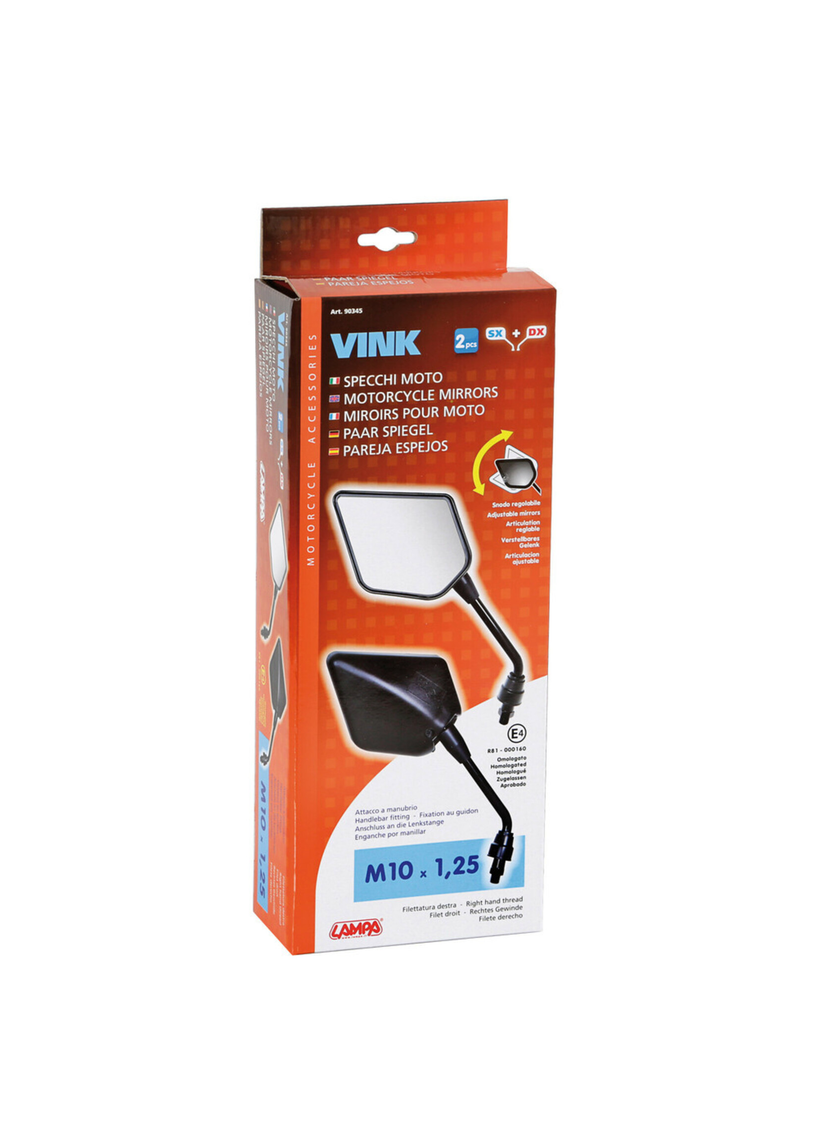 Lampa Vink, pair of rearview mirrors