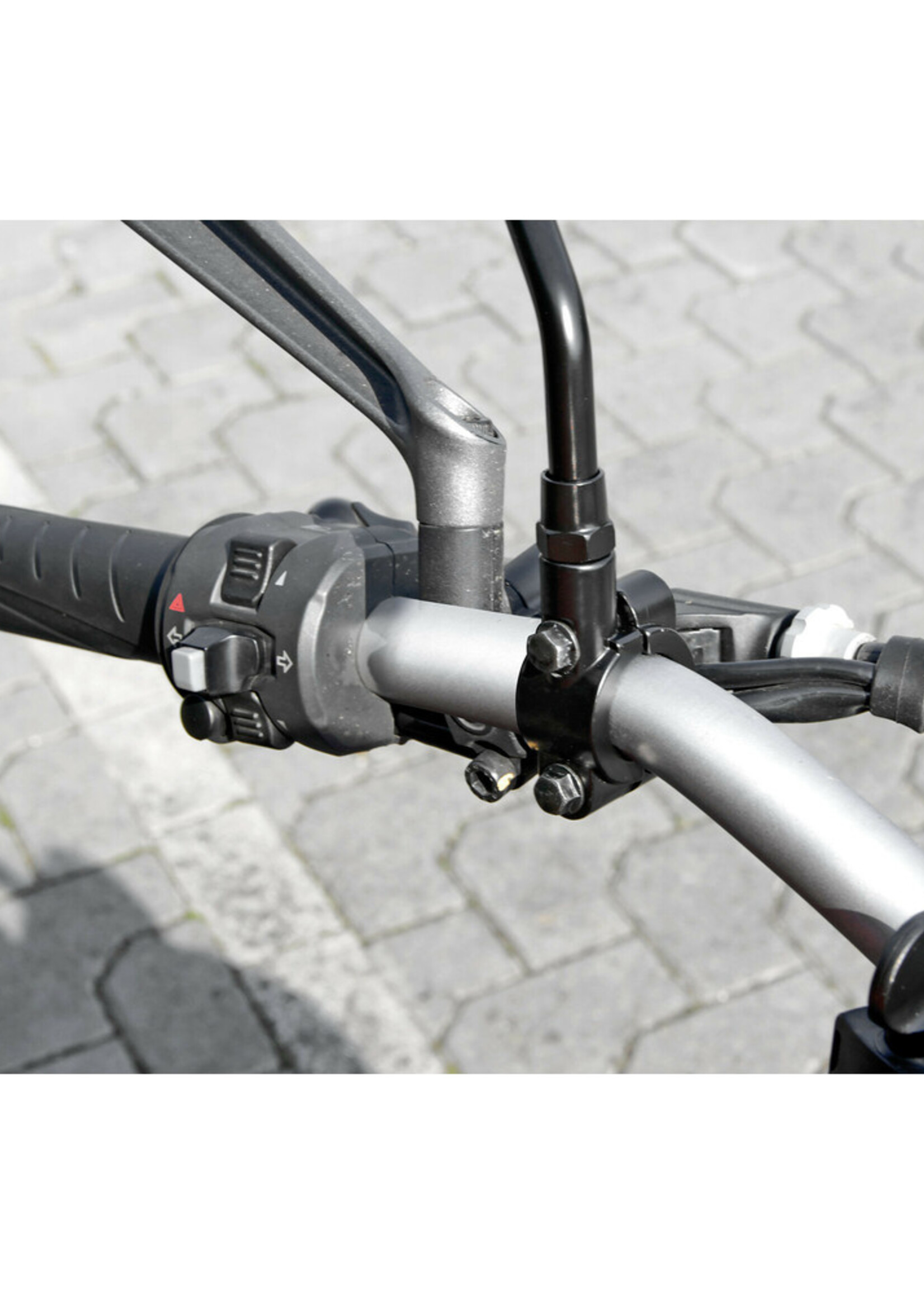 Lampa Fix Mirror, handlebar mirror mount clamp