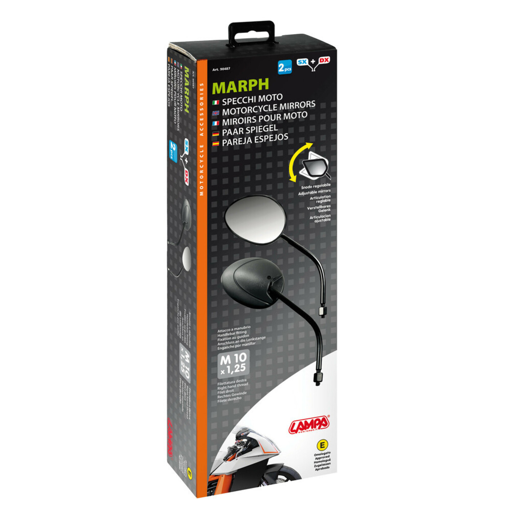Lampa Marph, pair of rearview mirrors