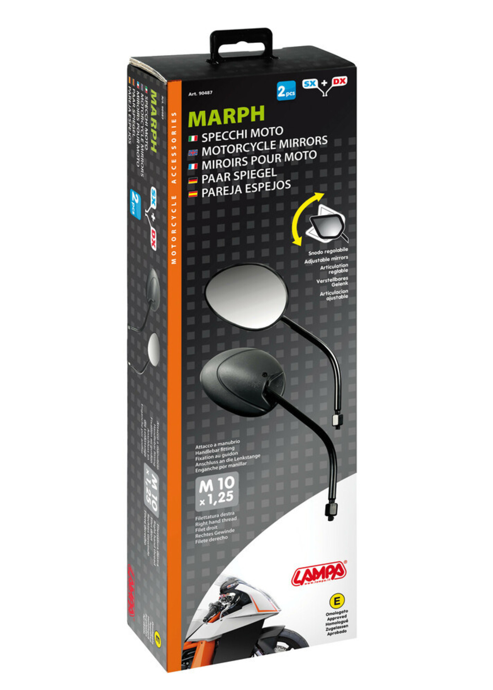 Lampa Marph, pair of rearview mirrors